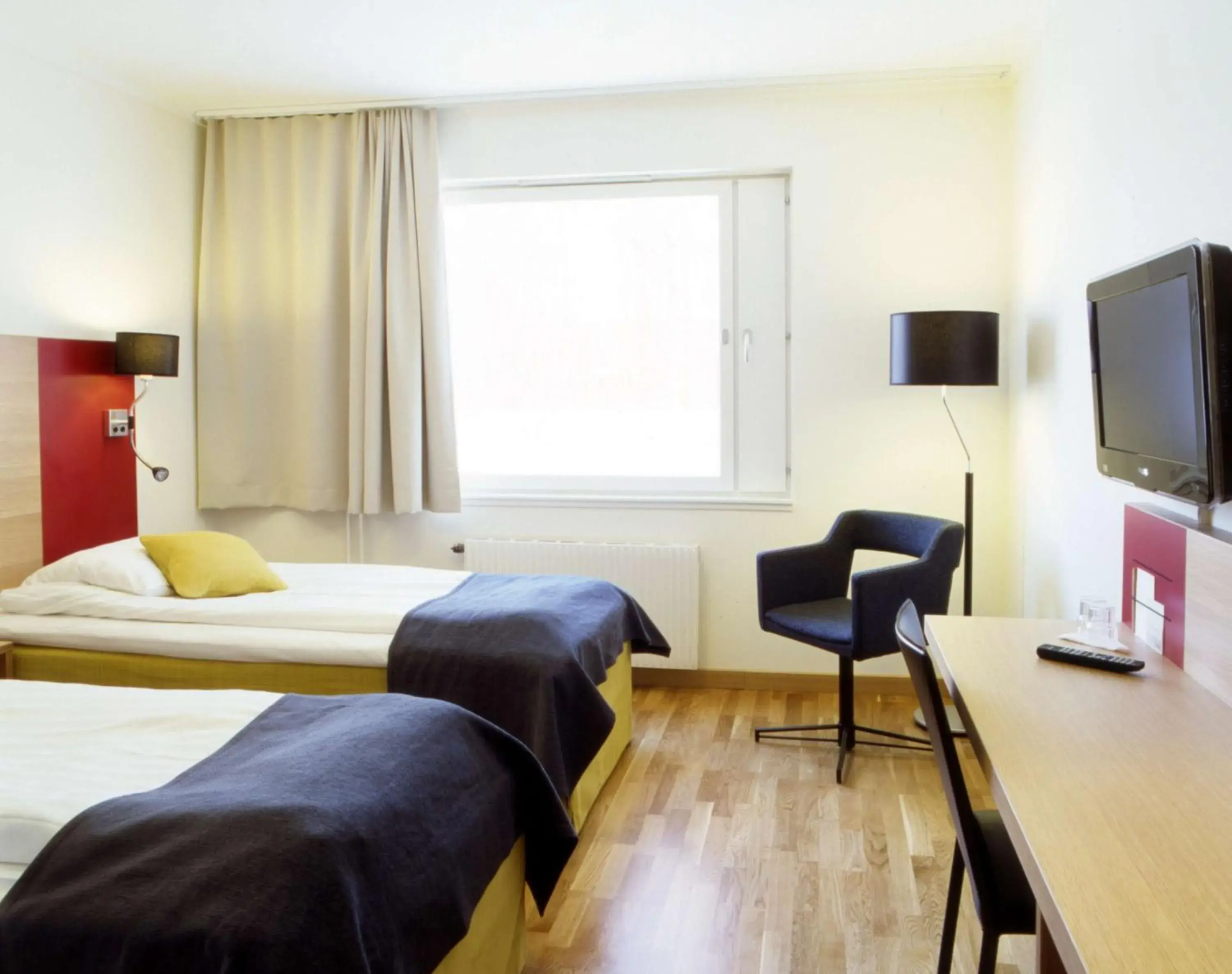 Bedroom, Bed in Scandic Örnsköldsvik Bedroom, Bed in Scandic Örnsköldsvik