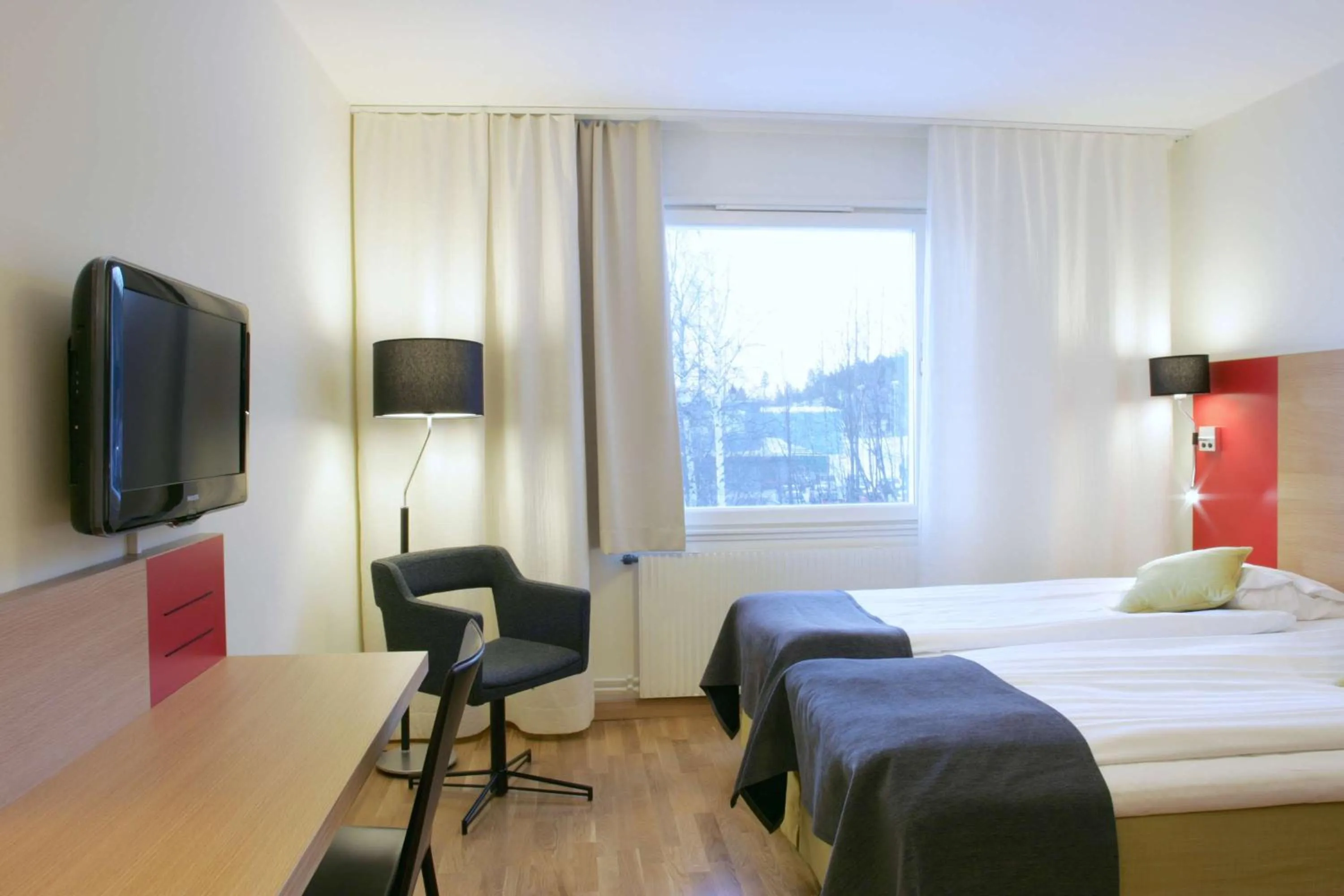 Bedroom, Bed in Scandic Örnsköldsvik