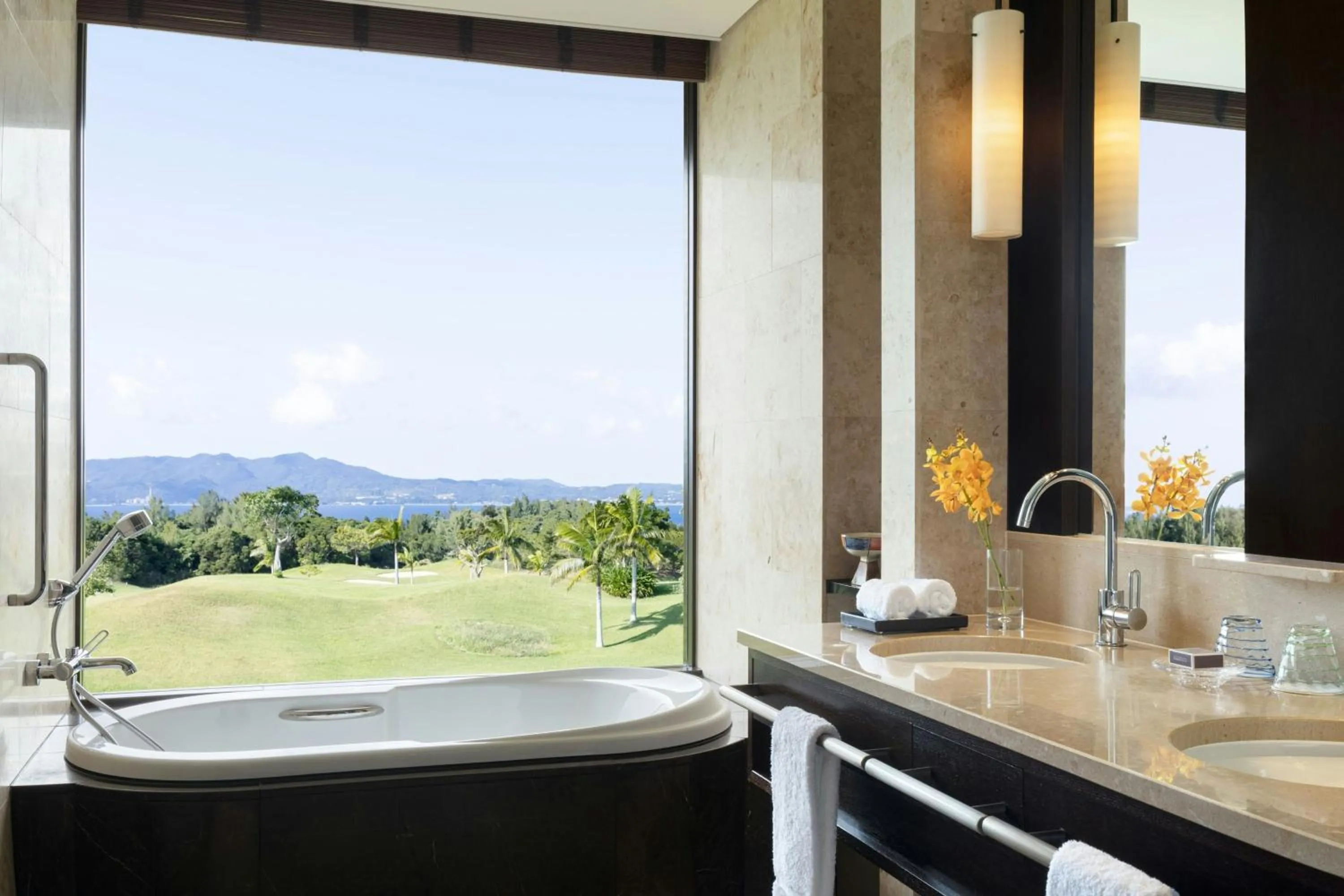 Photo of the whole room in The Ritz-Carlton Okinawa