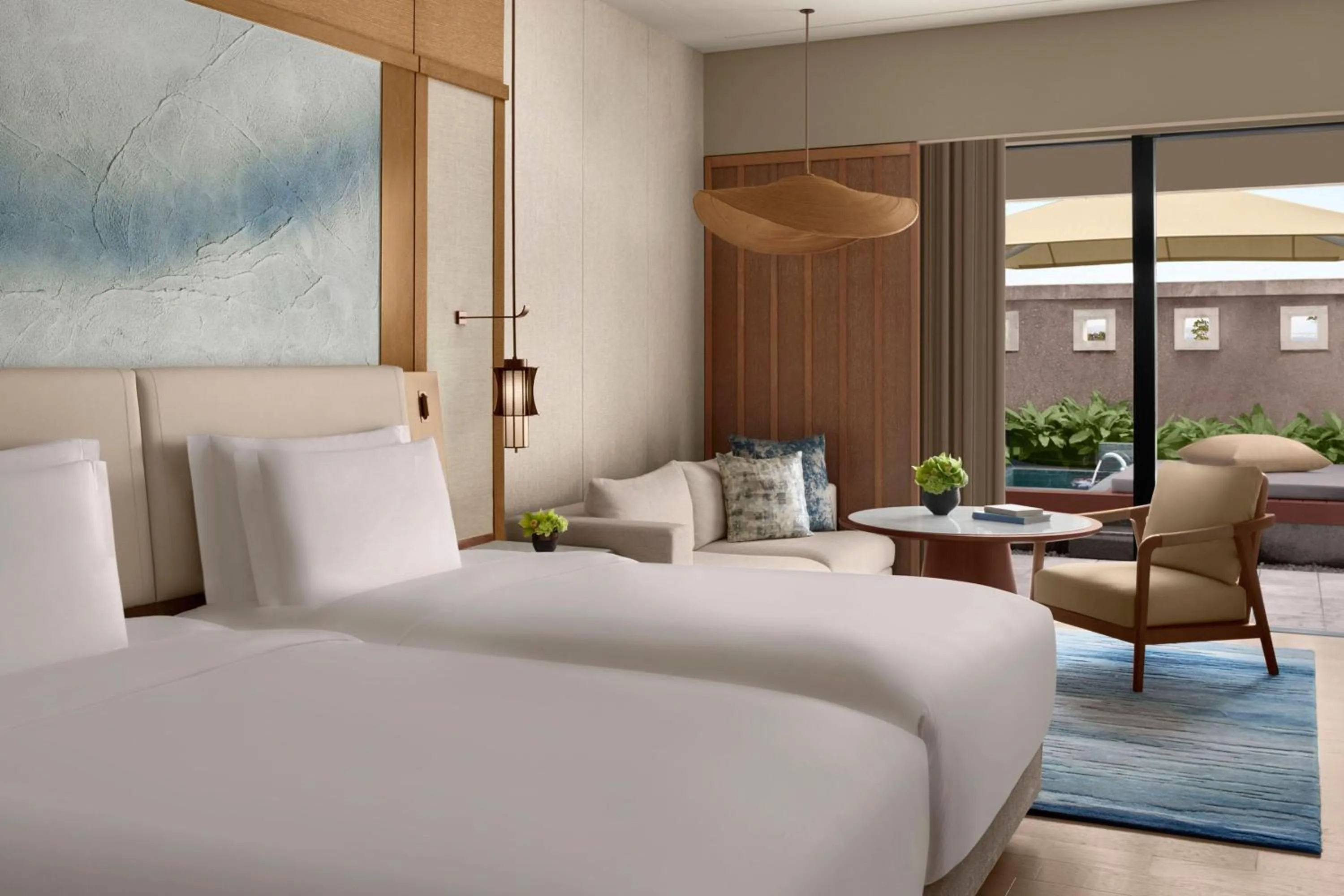 Photo of the whole room, Bed in The Ritz-Carlton Okinawa