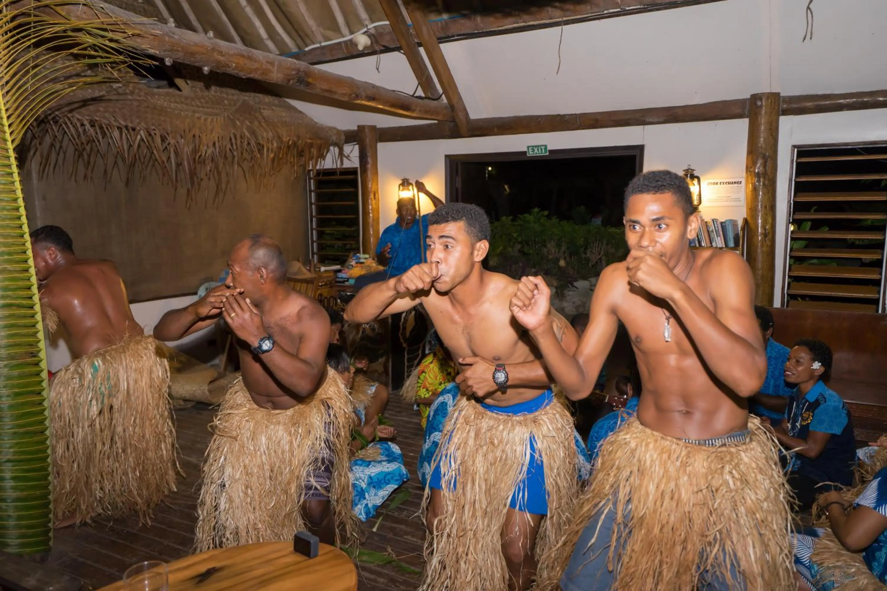 Staff in Barefoot Manta Island Resort