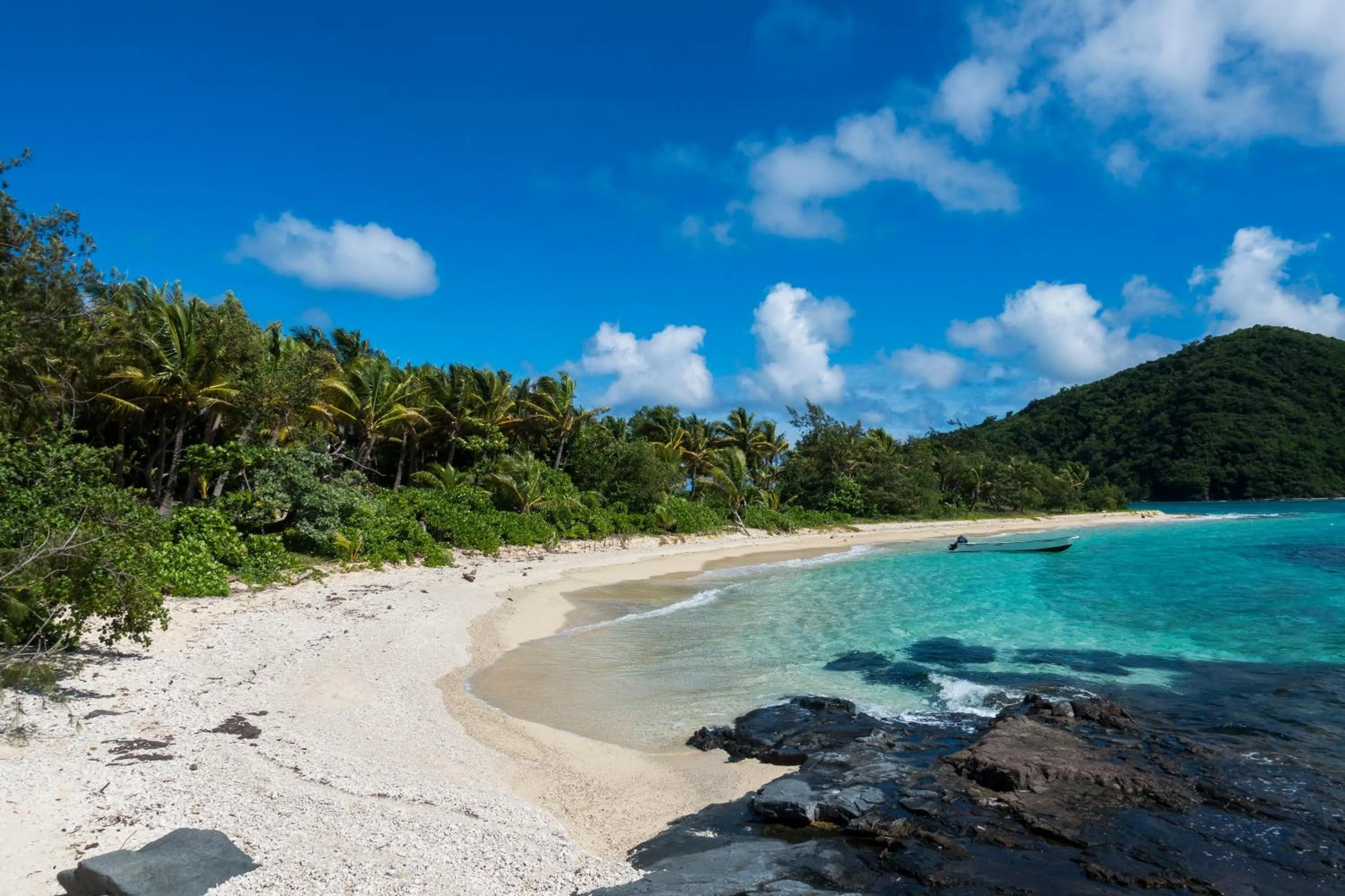Natural landscape in Barefoot Manta Island Resort