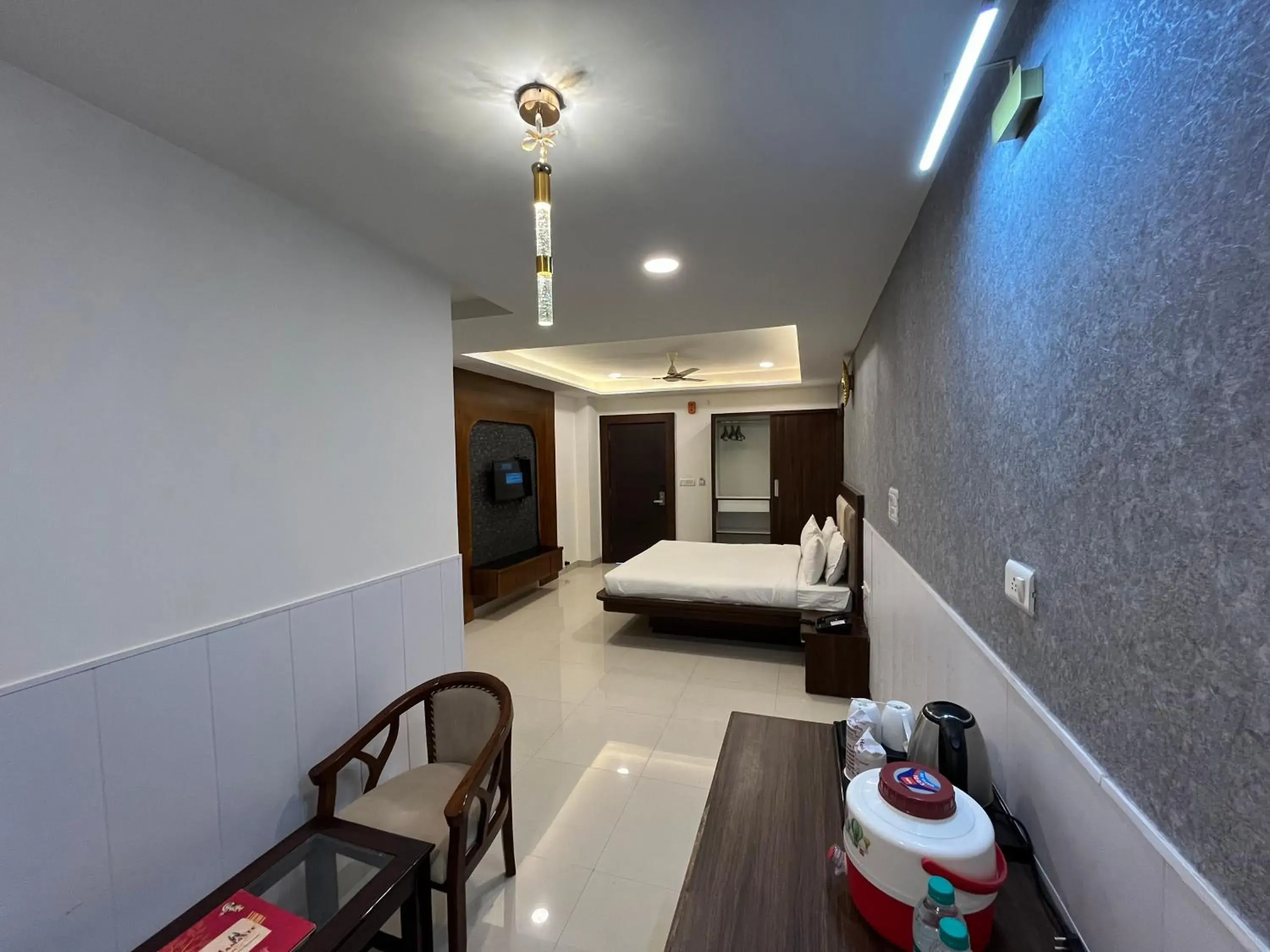 Bed in Hotel Shri Radha Nikunj - Opposite Prem Mandir Bed in Hotel Shri Radha Nikunj - Opposite Prem Mandir