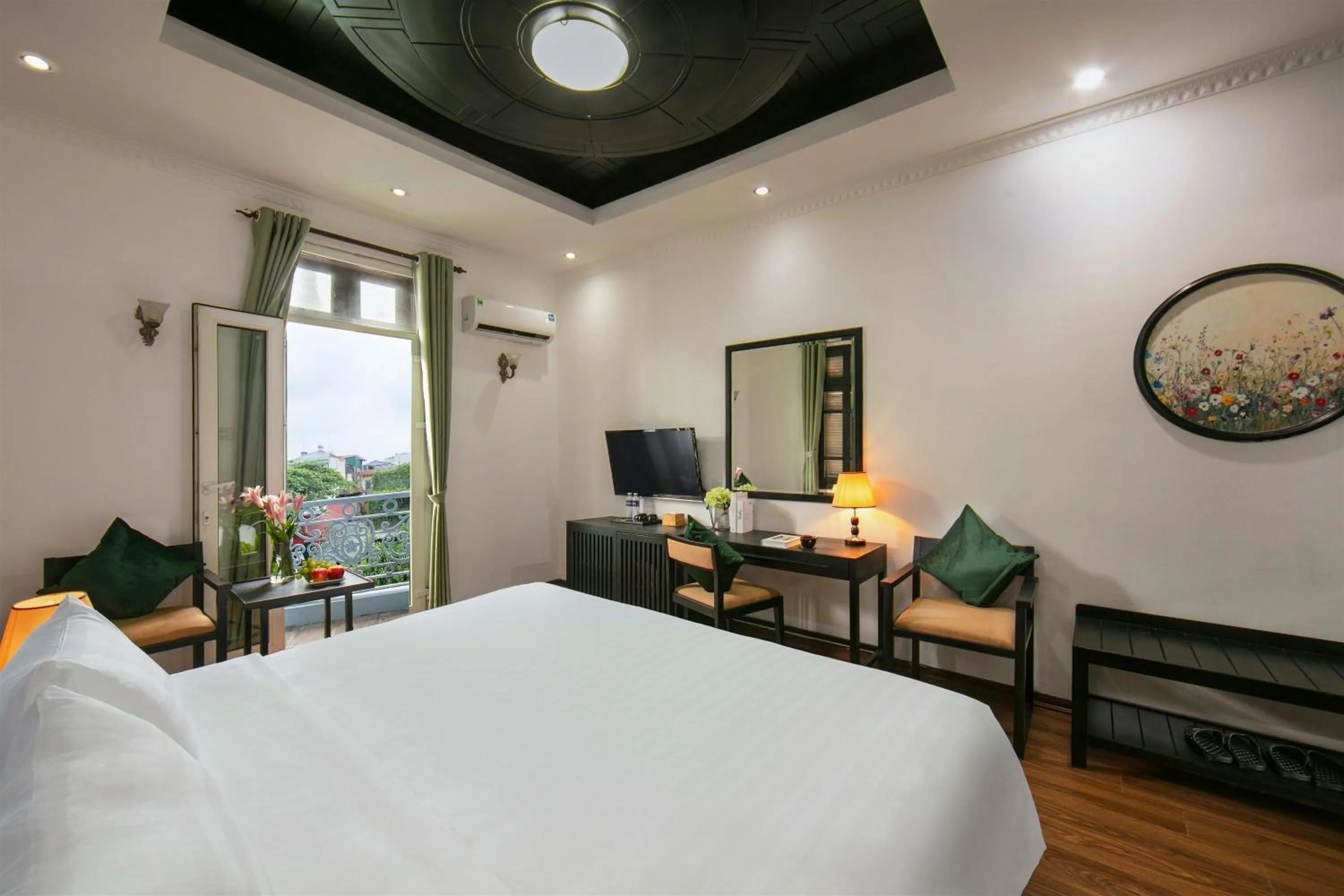 Photo of the whole room, Bed in Old Quarter Charm Hotel