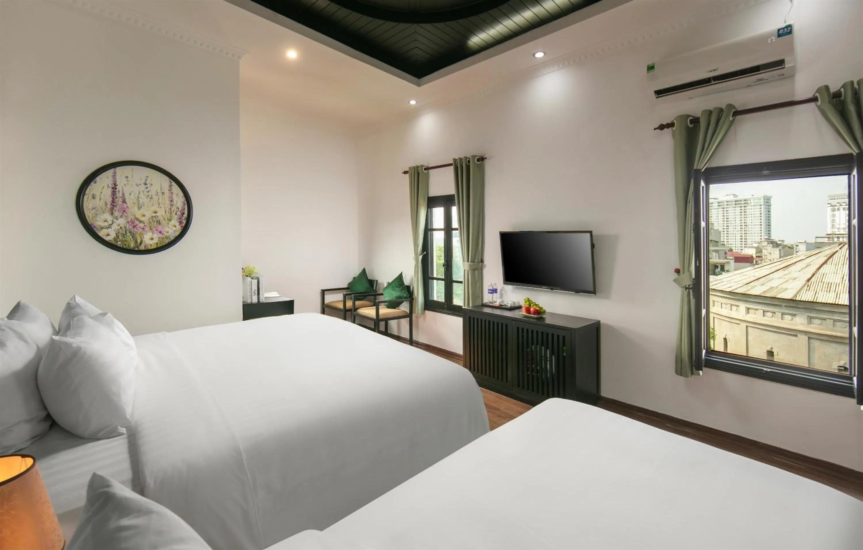 Photo of the whole room, Bed in Old Quarter Charm Hotel