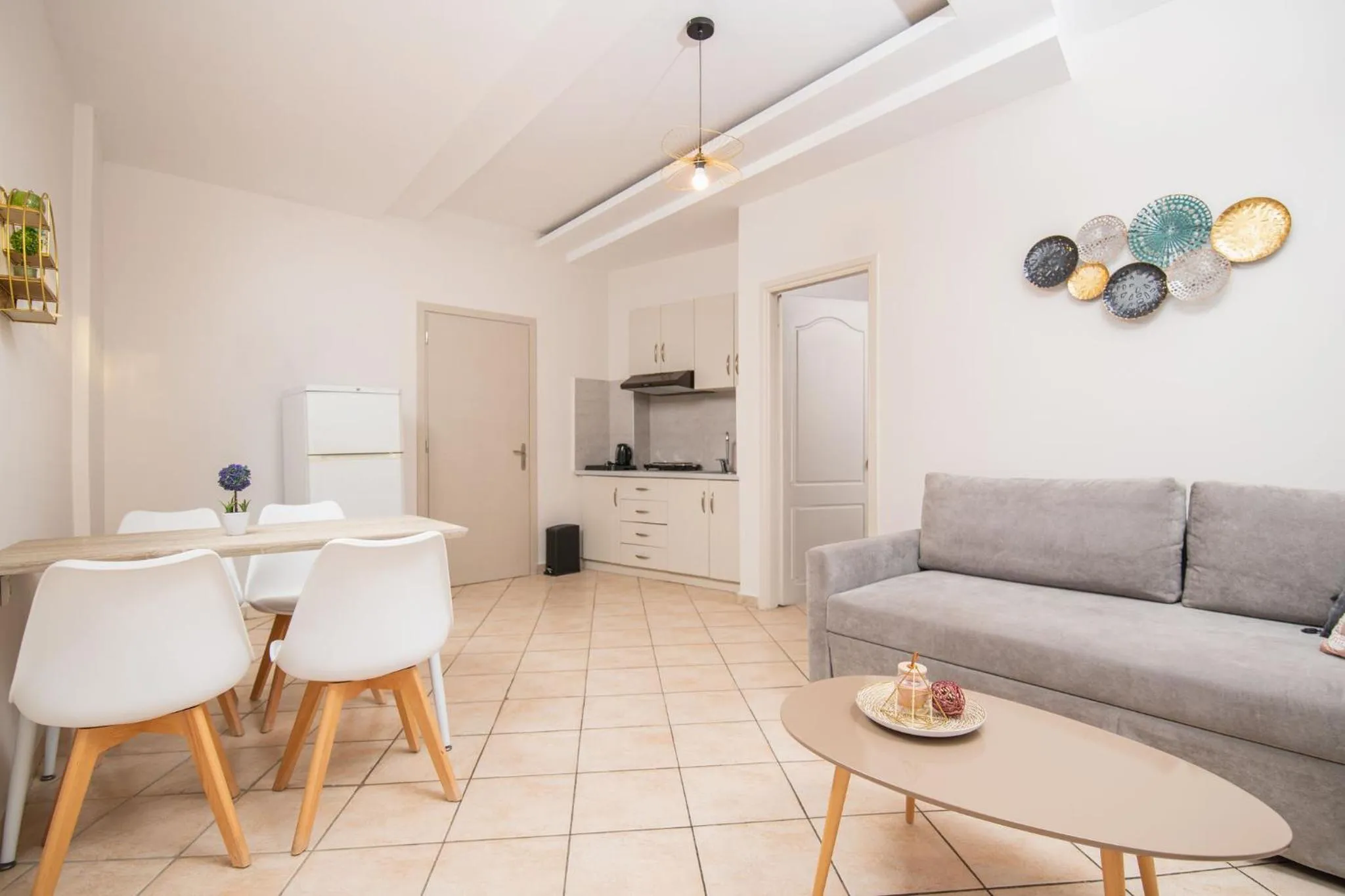 Kitchen or kitchenette in Koukos Loft Apartments
