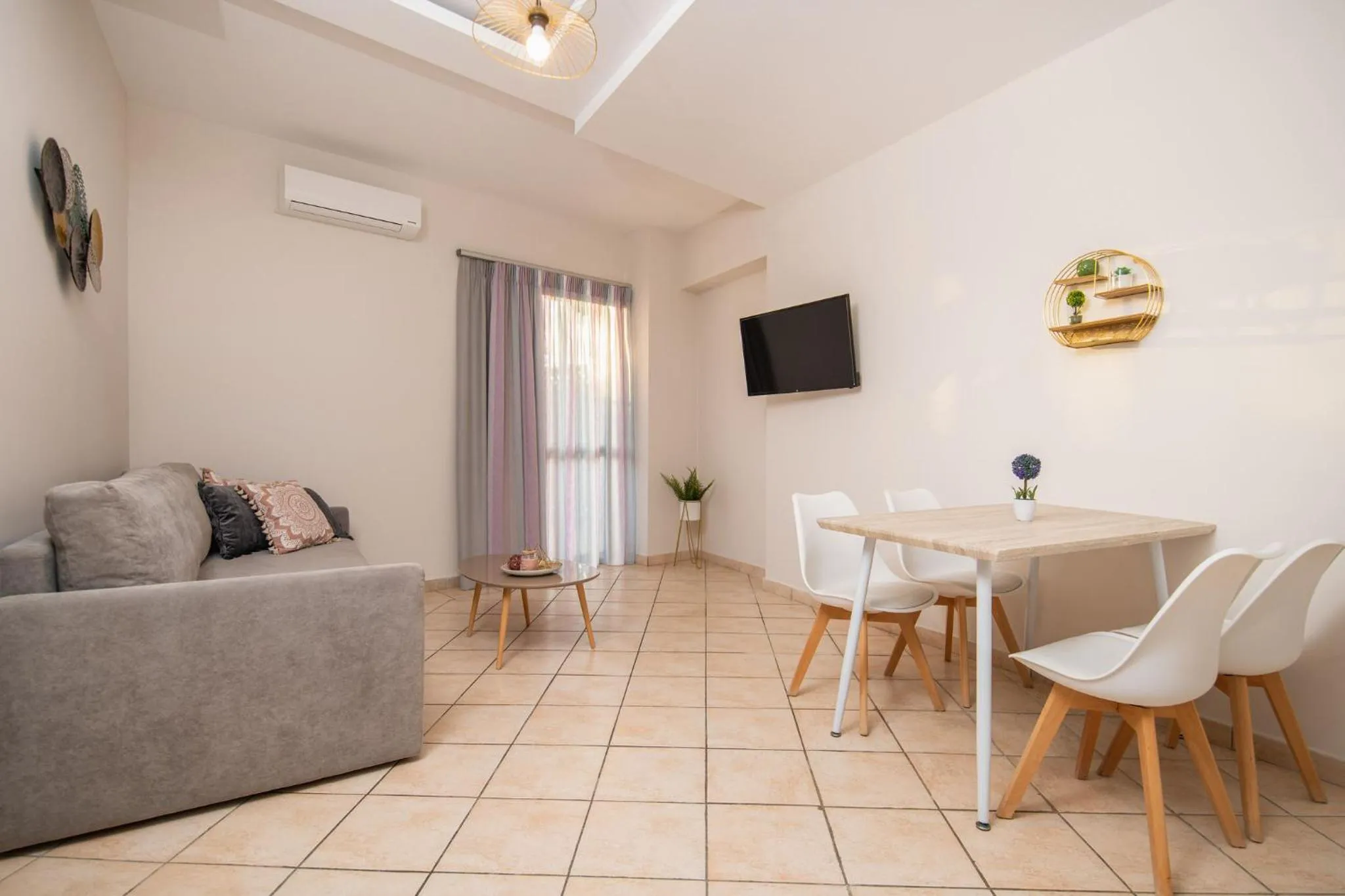 Living room in Koukos Loft Apartments