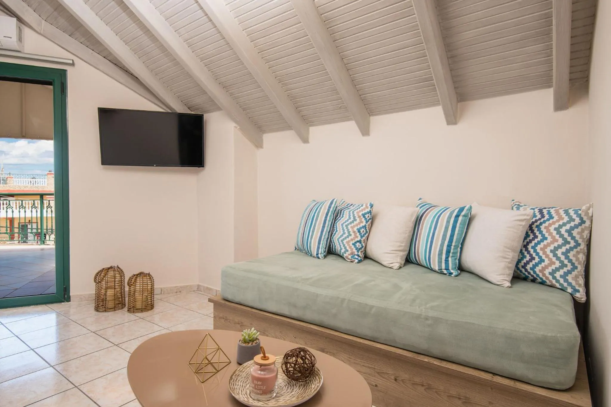 Living room in Koukos Loft Apartments