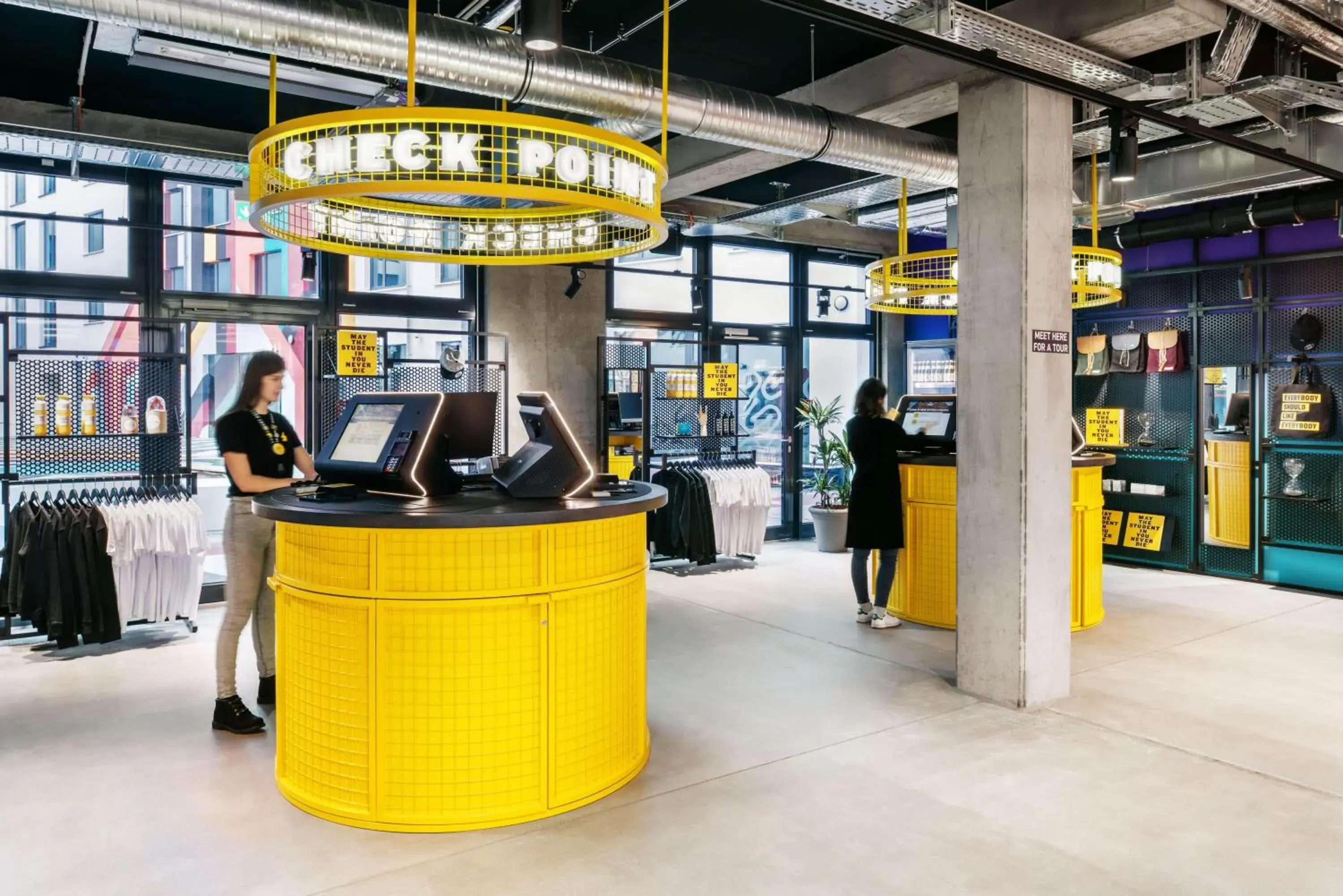 Lobby or reception in The Social Hub Berlin Alexanderplatz Lobby or reception in The Social Hub Berlin Alexanderplatz