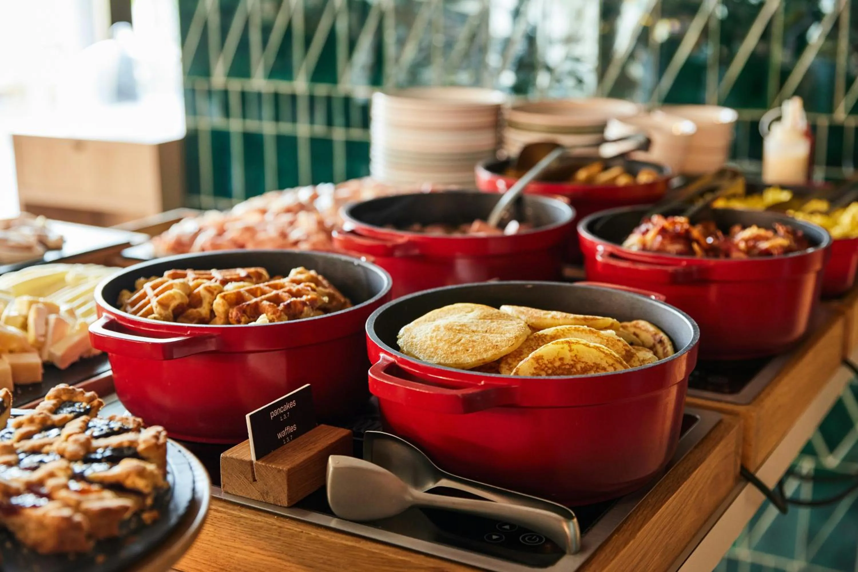 Buffet breakfast in The Social Hub Berlin Alexanderplatz