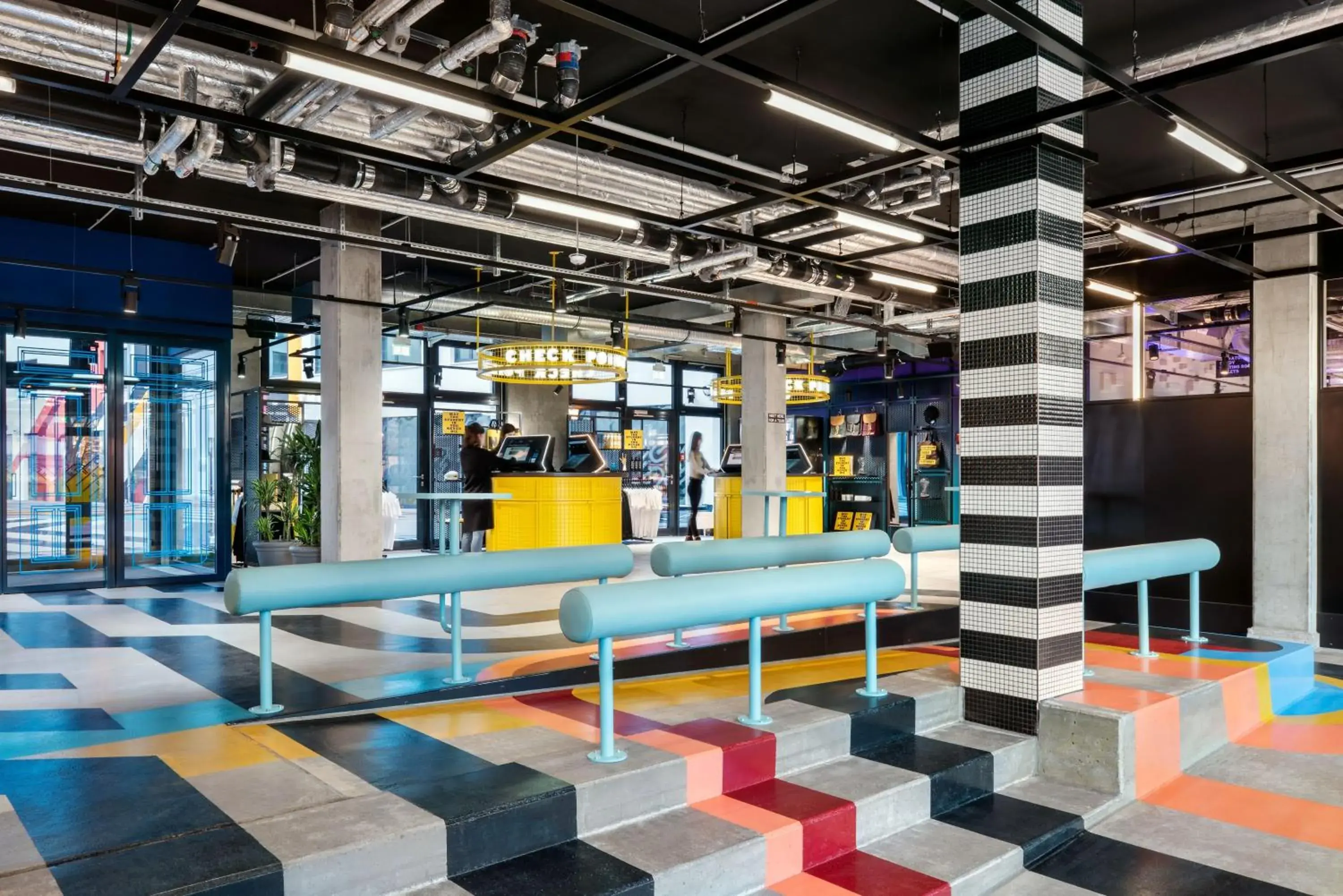 Lobby or reception in The Social Hub Berlin Alexanderplatz Lobby or reception in The Social Hub Berlin Alexanderplatz