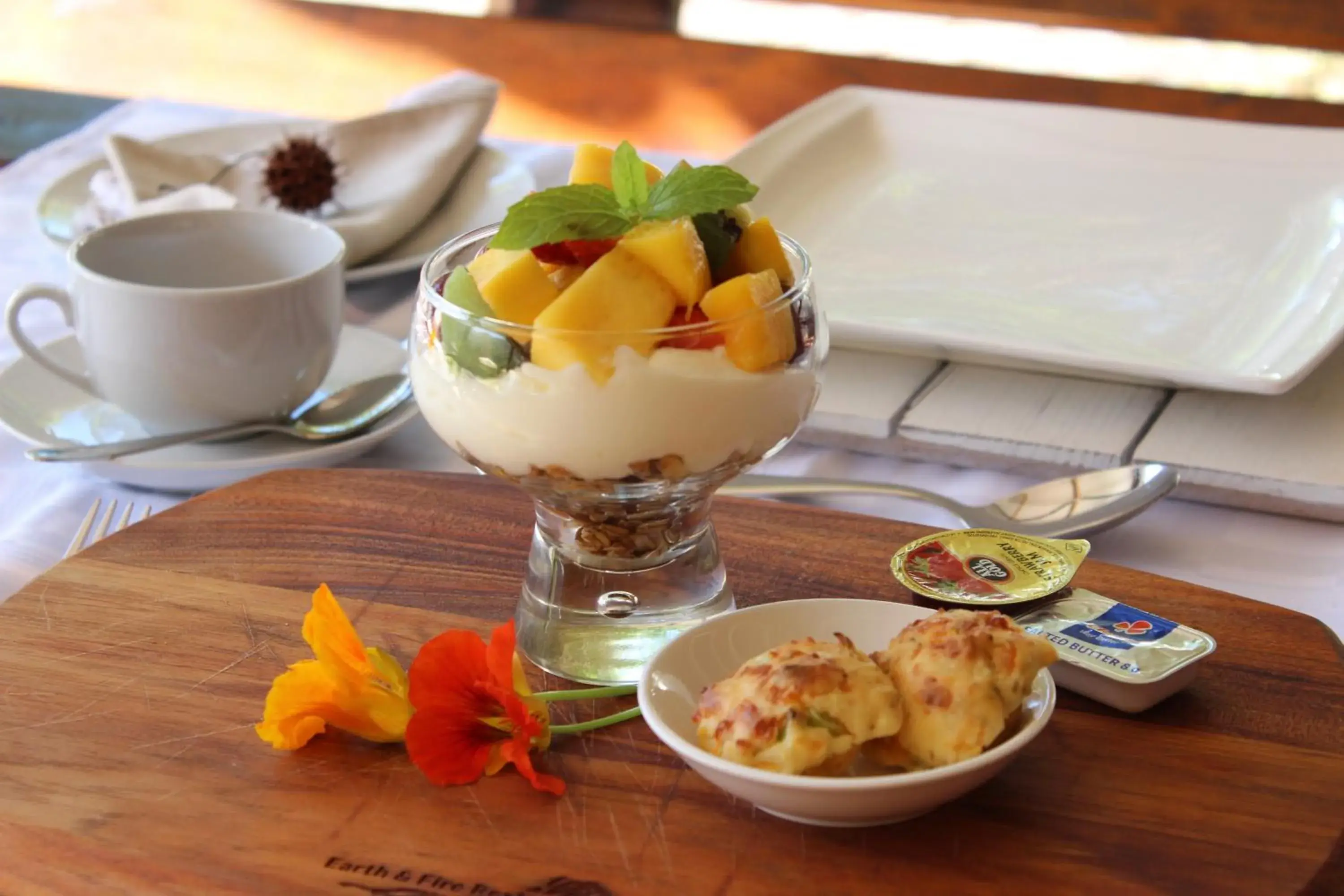 Food in Blackwaters River Lodge, Knysna Food in Blackwaters River Lodge, Knysna