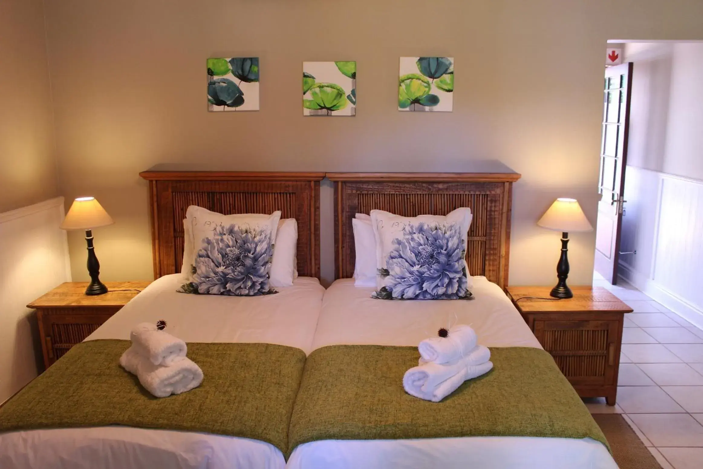 Bed in Blackwaters River Lodge, Knysna Bed in Blackwaters River Lodge, Knysna