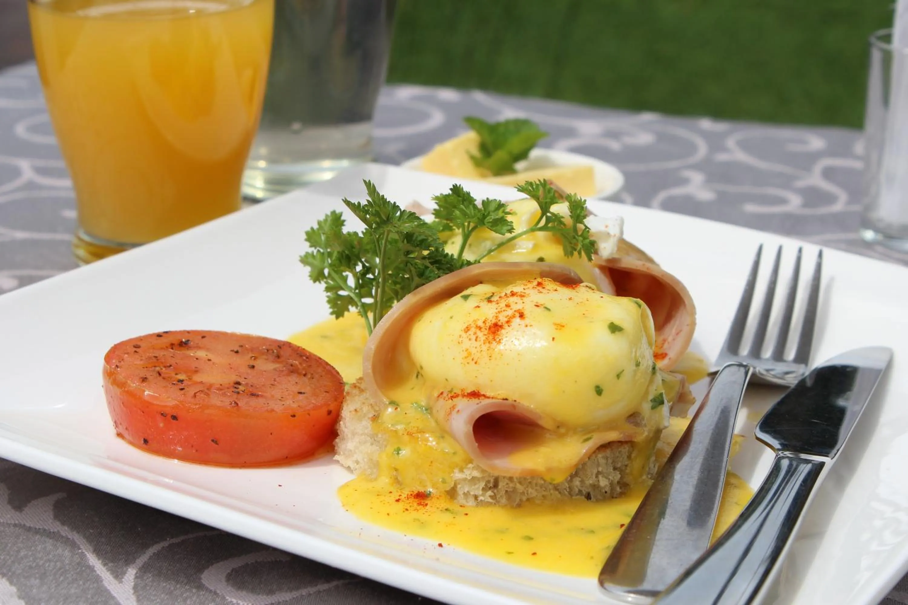 Food close-up in Blackwaters River Lodge, Knysna