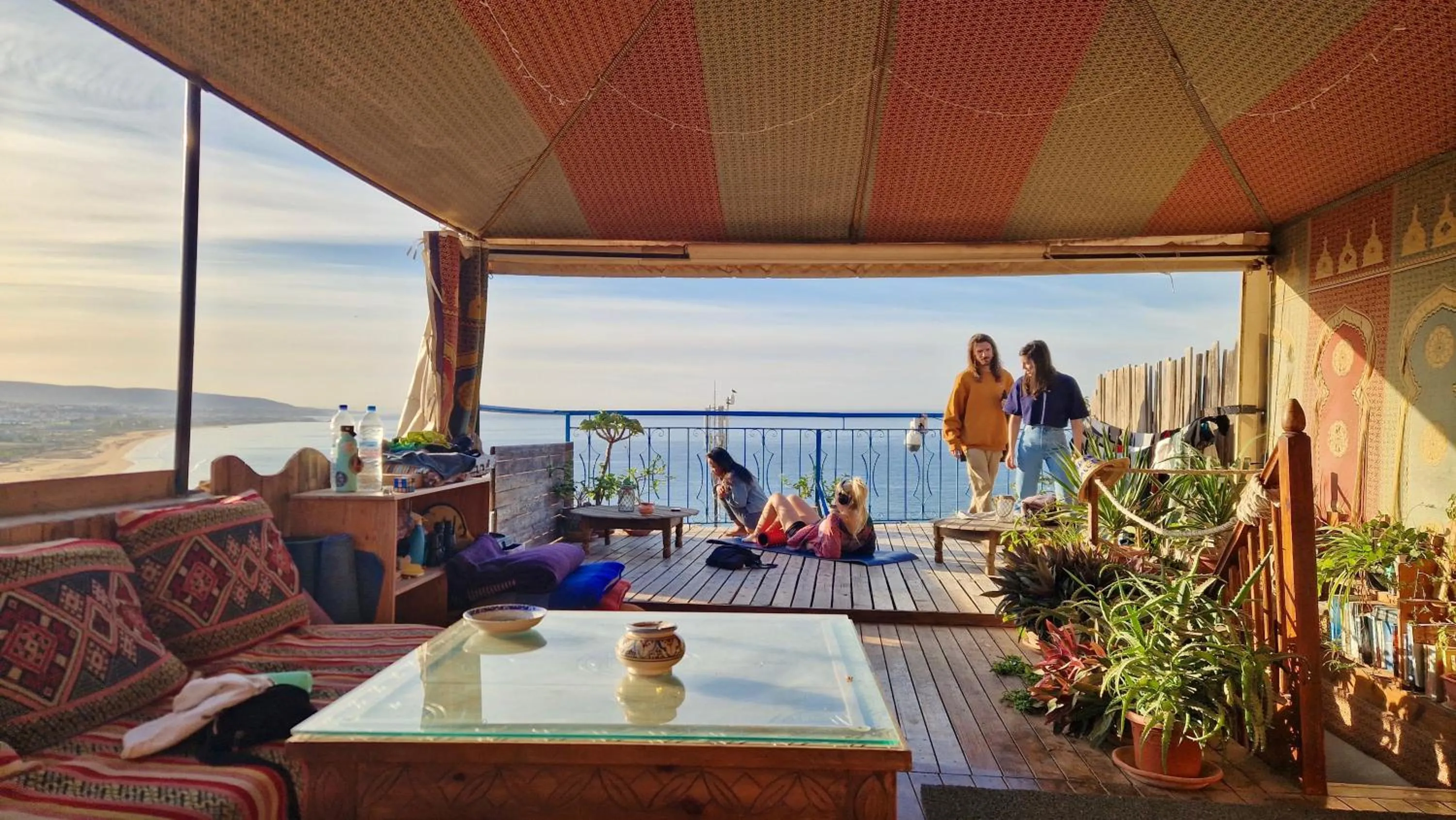 Bird's eye view in Kekai Surf House