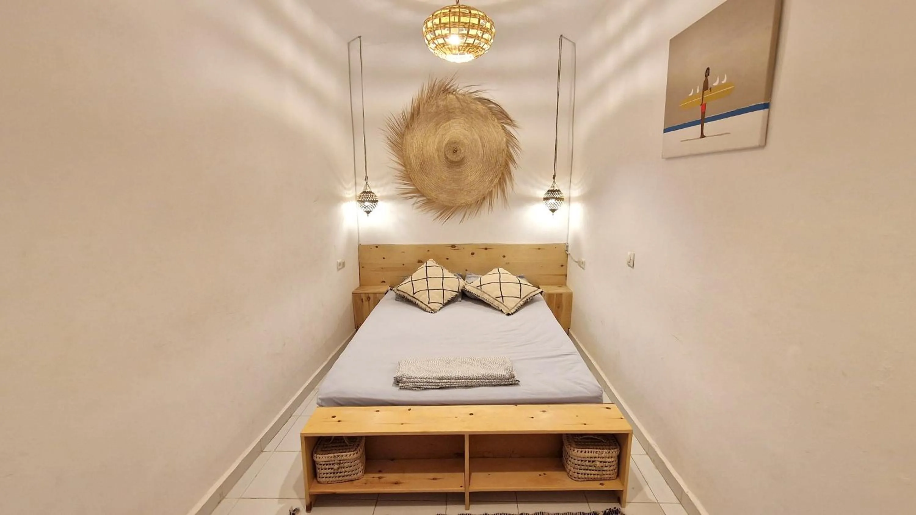 Bed in Kekai Surf House