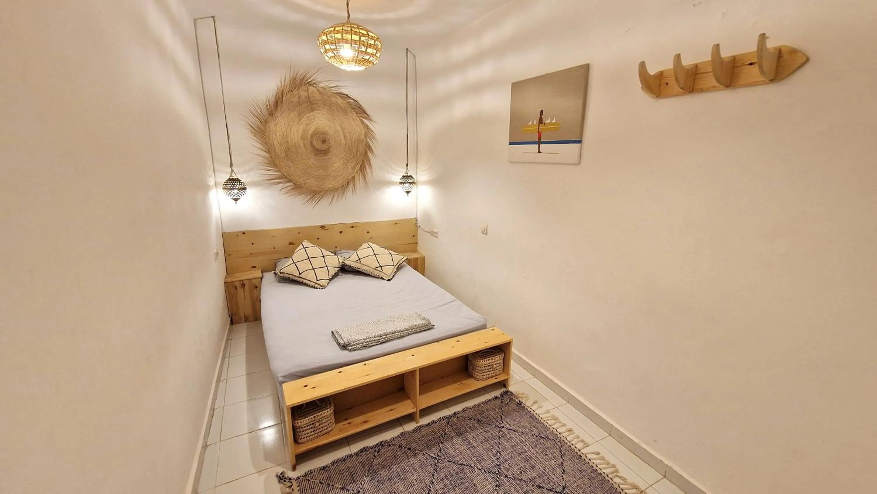 Bed in Kekai Surf House