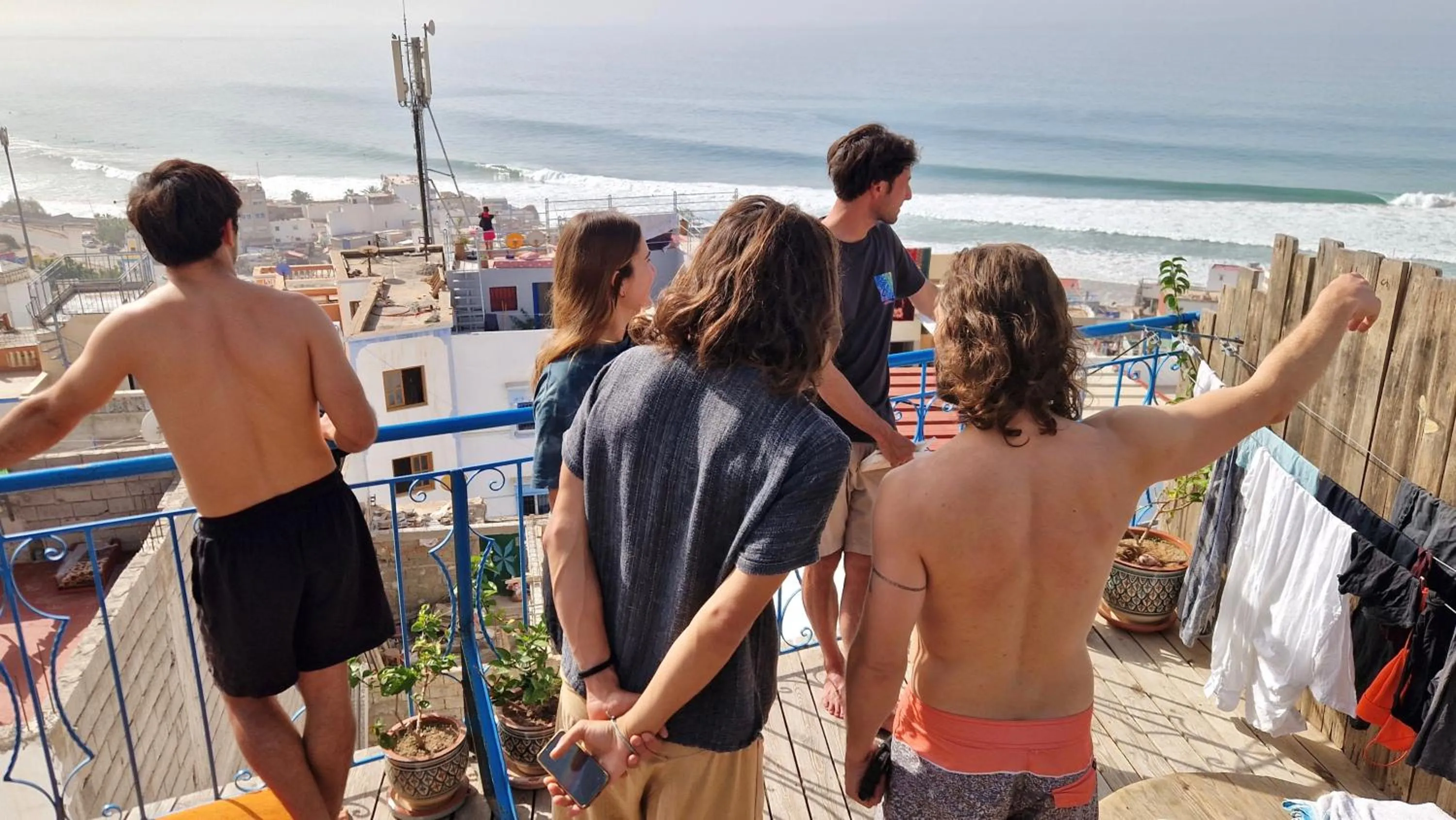 Bird's eye view in Kekai Surf House
