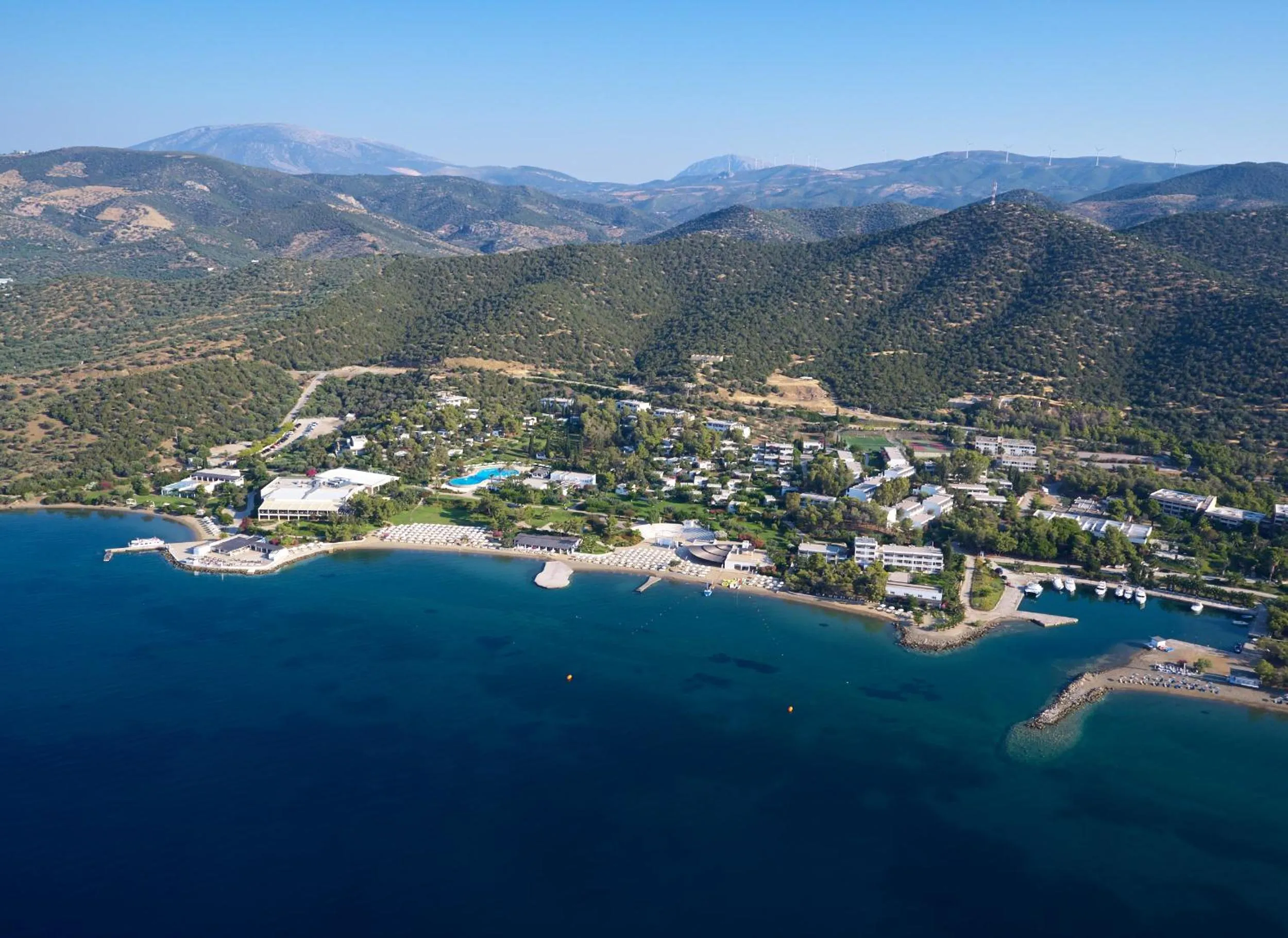 Natural landscape in Hydra Beach Resort