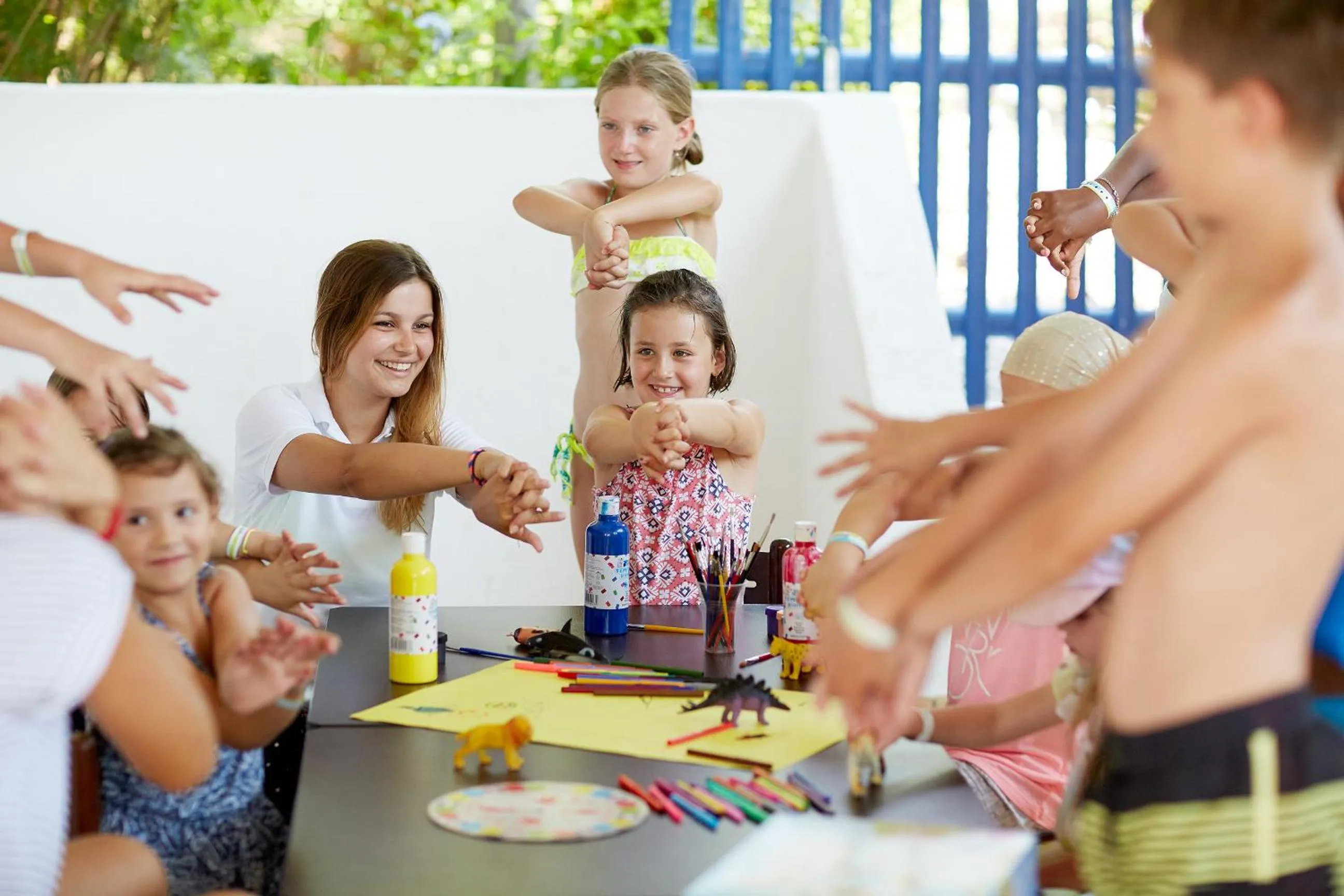 People in Hydra Beach Resort