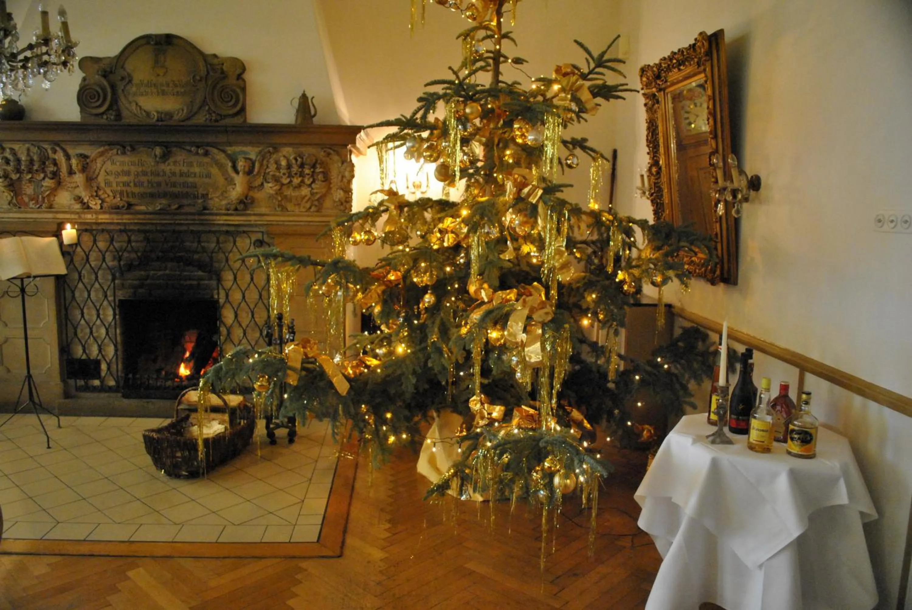 Decorative detail in Hotel Drei Kronen