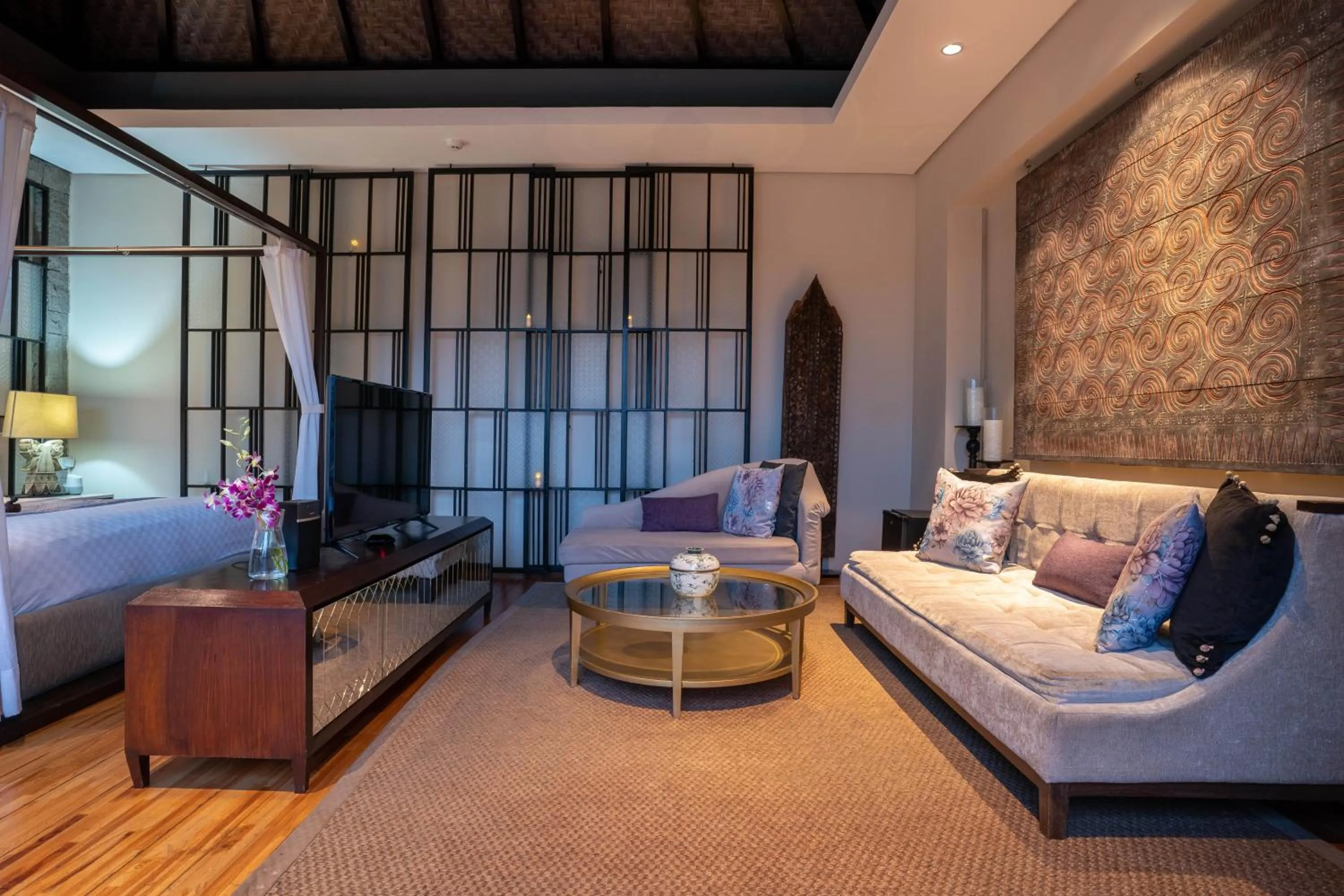 Living room, Bed in Berry Amour Romantic Villas