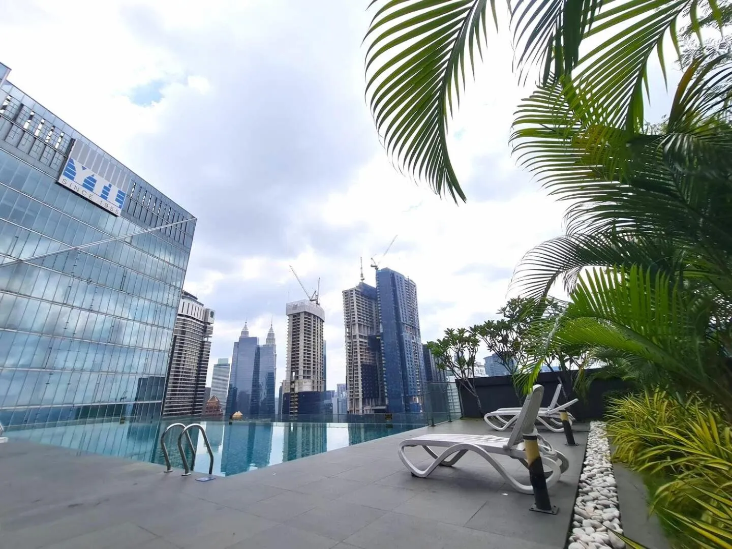 Swimming pool in Dorsett Residences Bukit Bintang