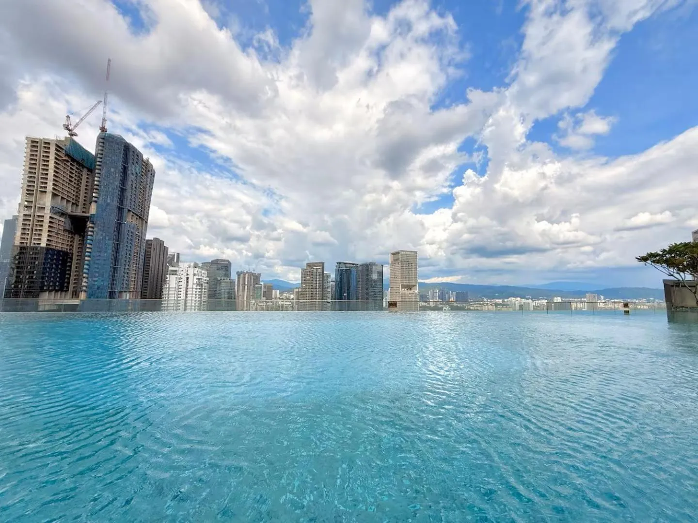 Swimming pool in Dorsett Residences Bukit Bintang