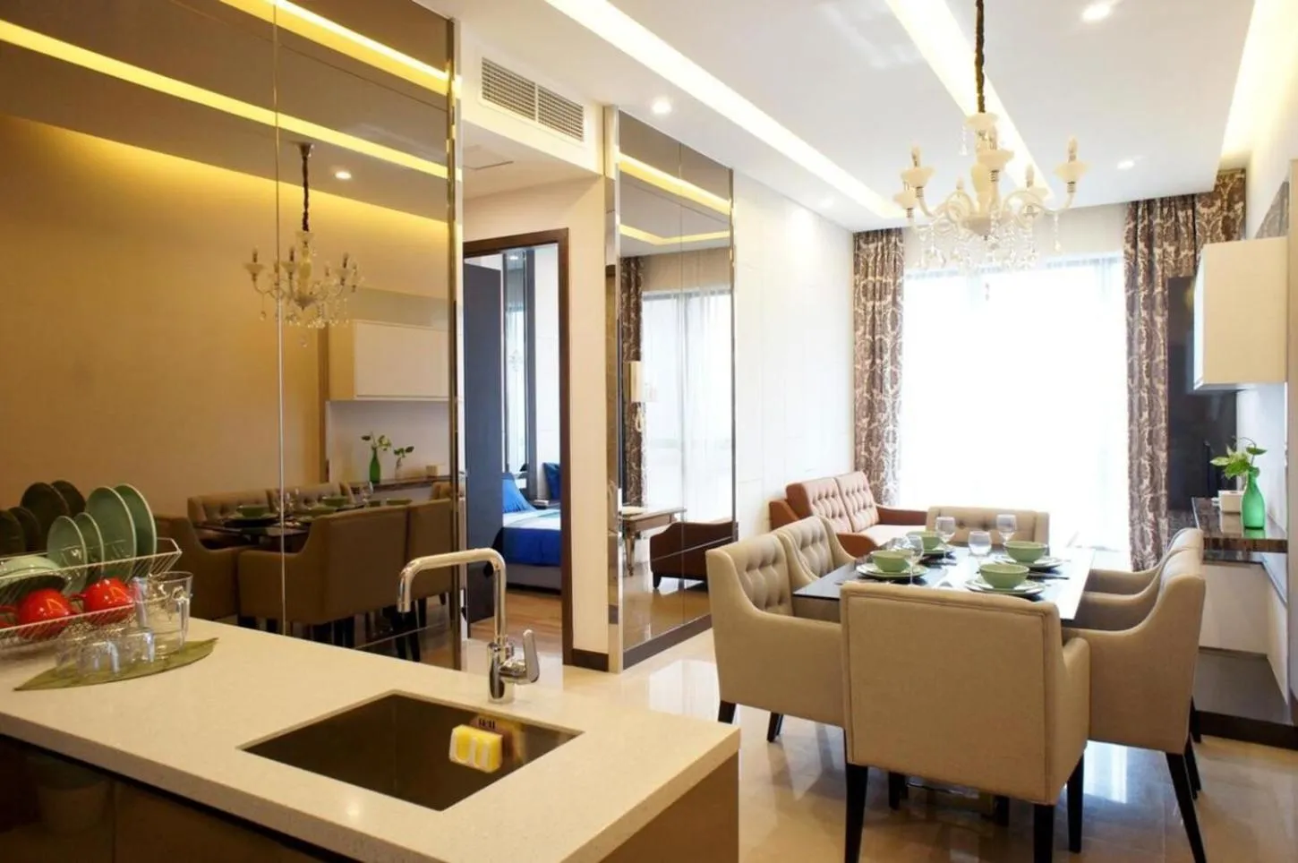 Living room in Dorsett Residences Bukit Bintang