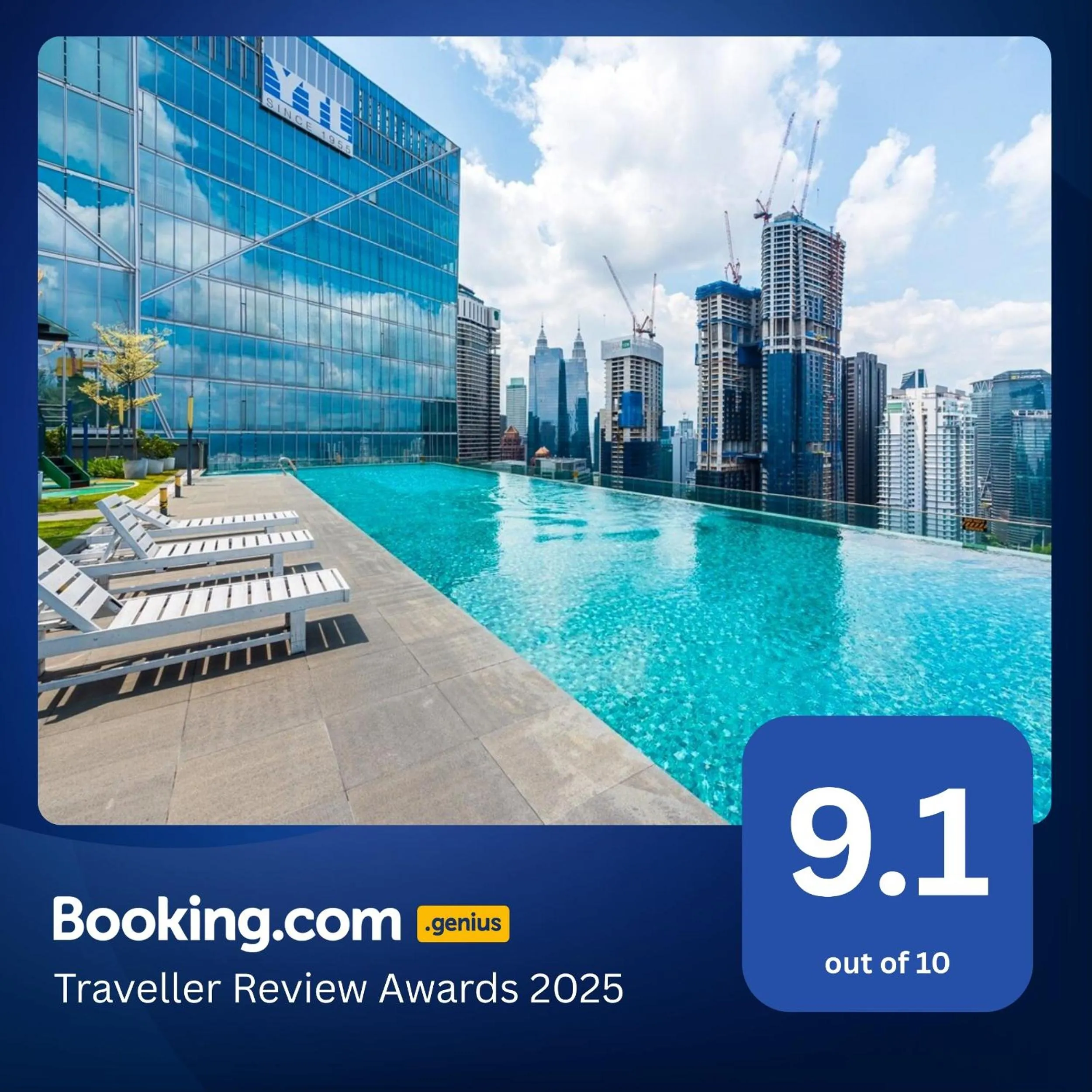 Swimming pool in Dorsett Residences Bukit Bintang