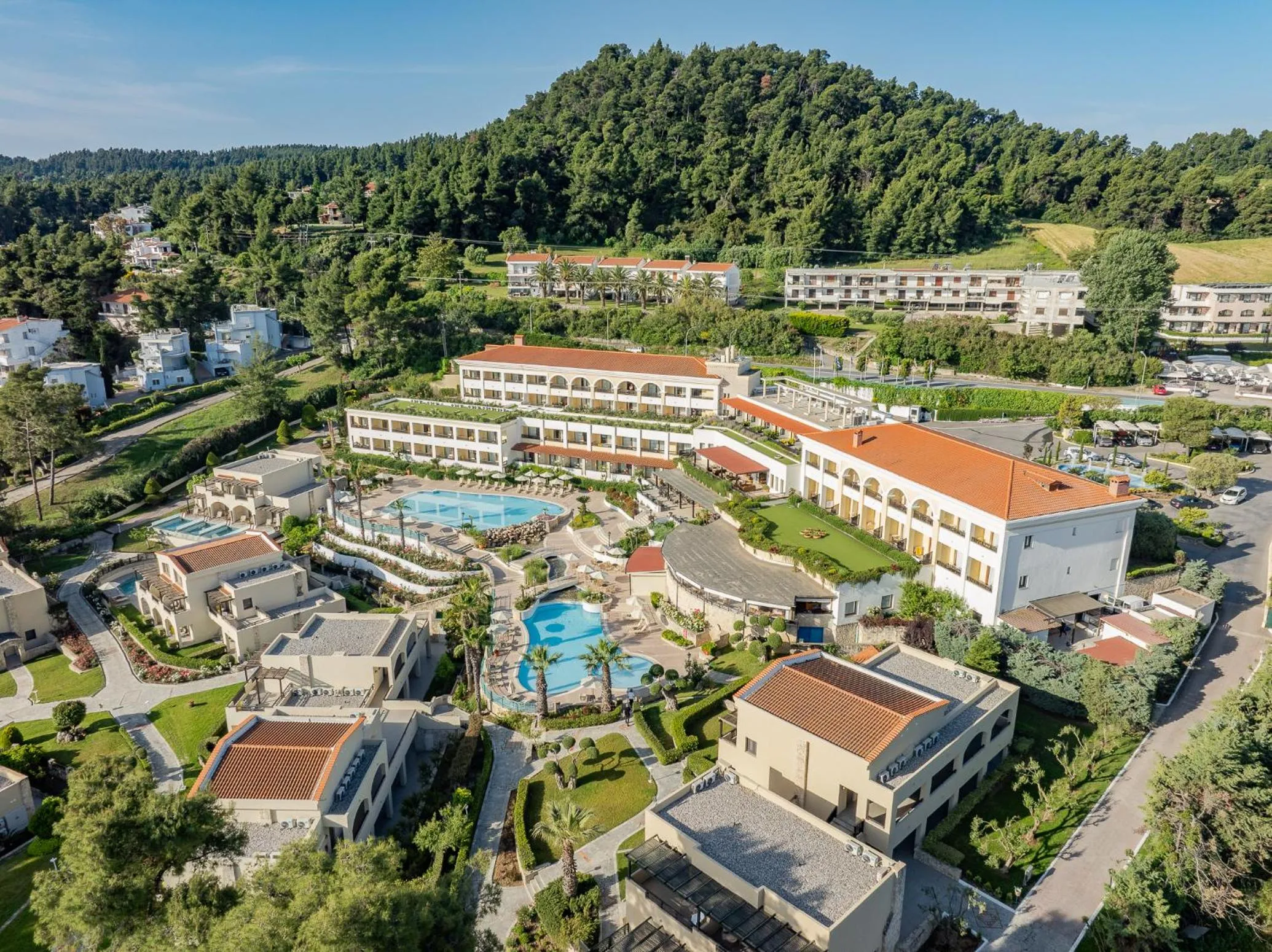 Bird's eye view in Aegean Melathron Thalasso Spa Hotel