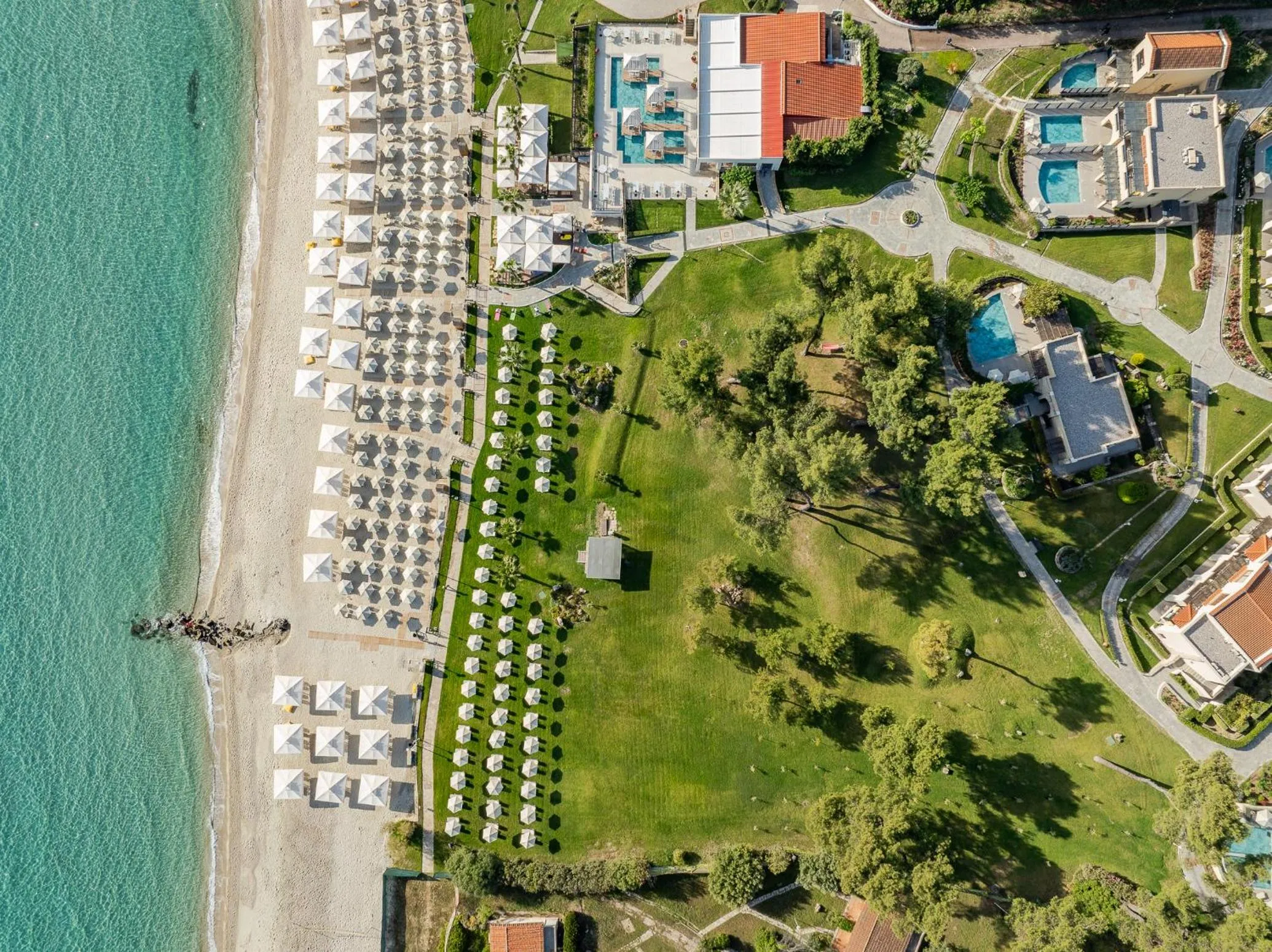 Bird's eye view in Aegean Melathron Thalasso Spa Hotel