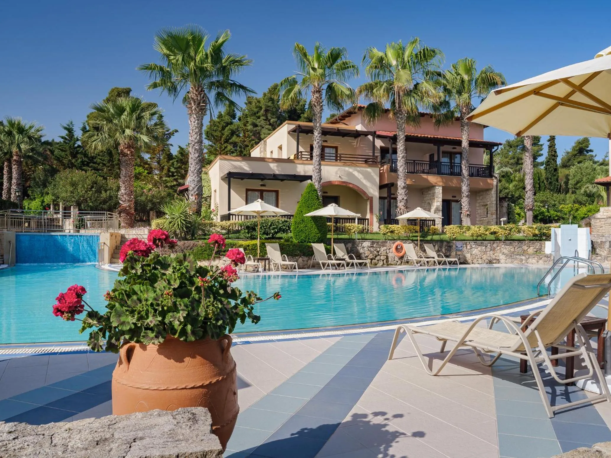 Swimming pool in Aegean Melathron Thalasso Spa Hotel
