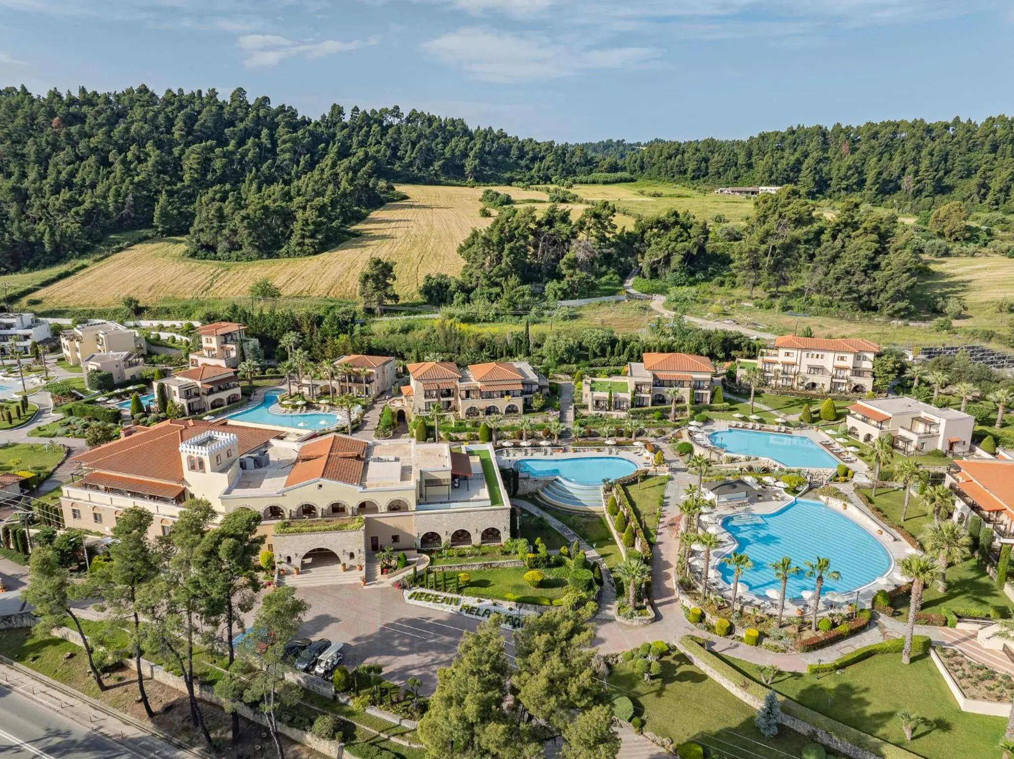 Natural landscape in Aegean Melathron Thalasso Spa Hotel