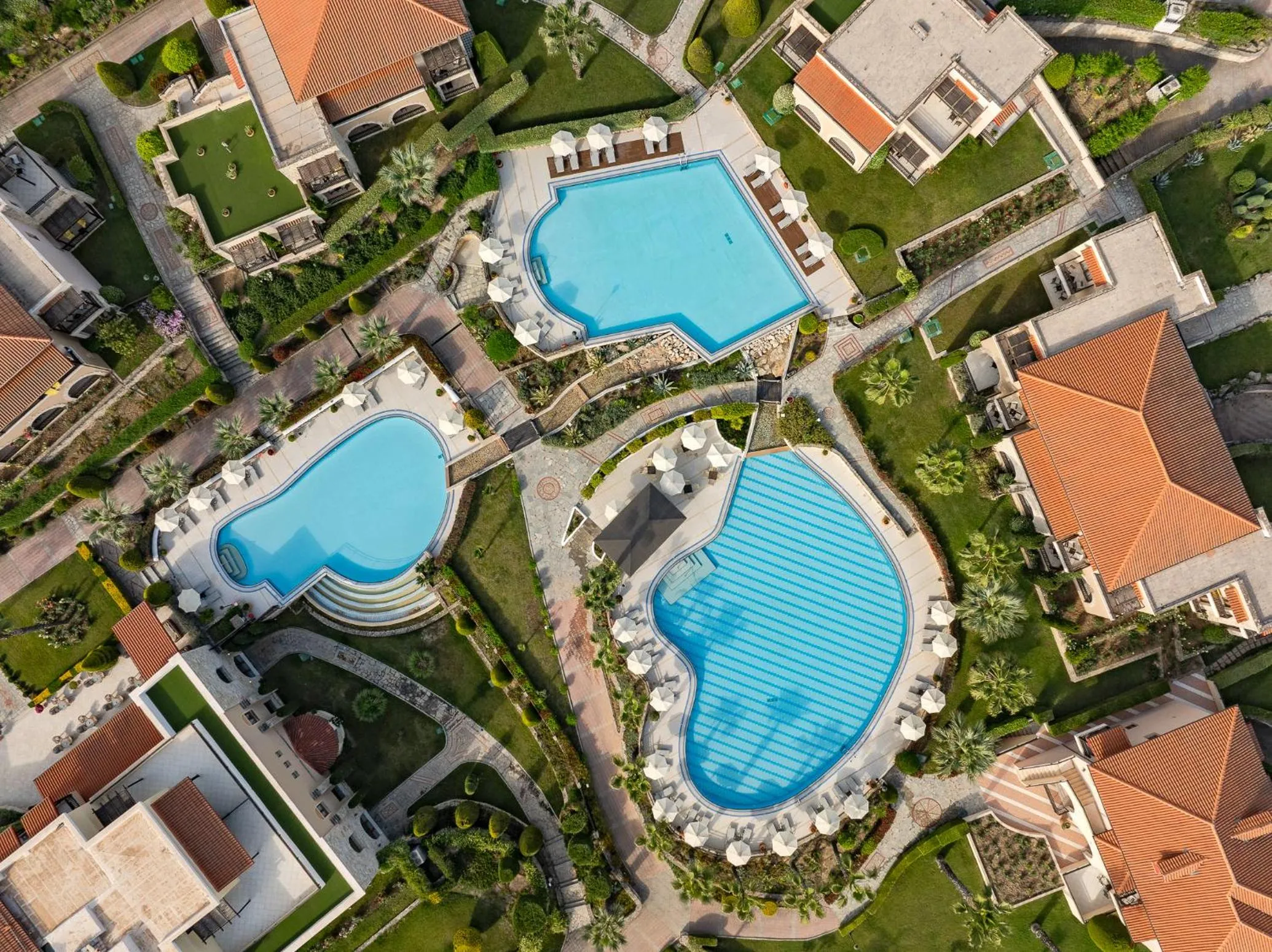 Bird's eye view in Aegean Melathron Thalasso Spa Hotel