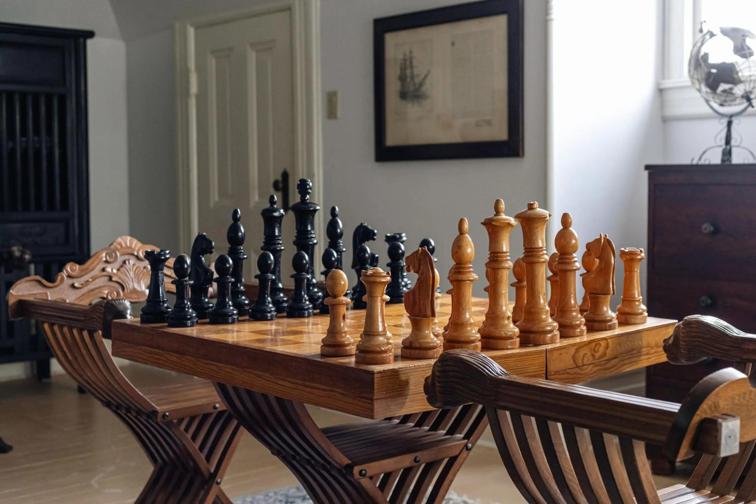 Seating area in Chateau Tivoli Bed and Breakfast