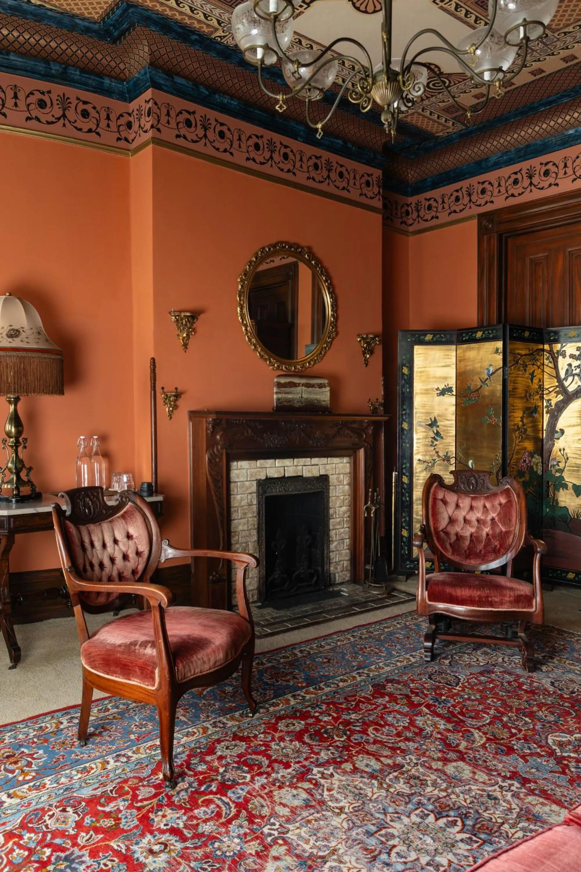 Living room in Chateau Tivoli Bed and Breakfast