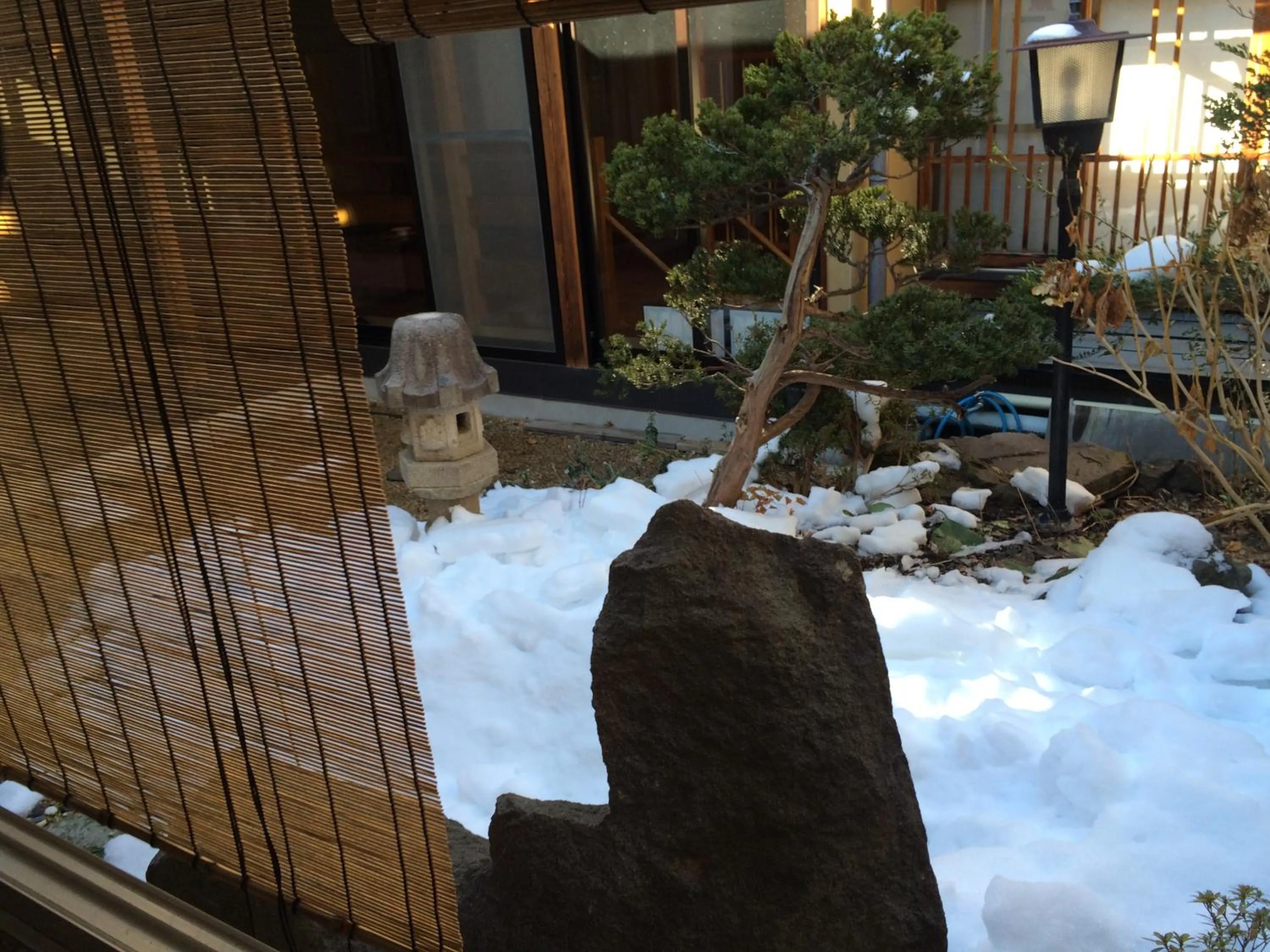 Garden in Yudanaka Onsen Yamazakiya