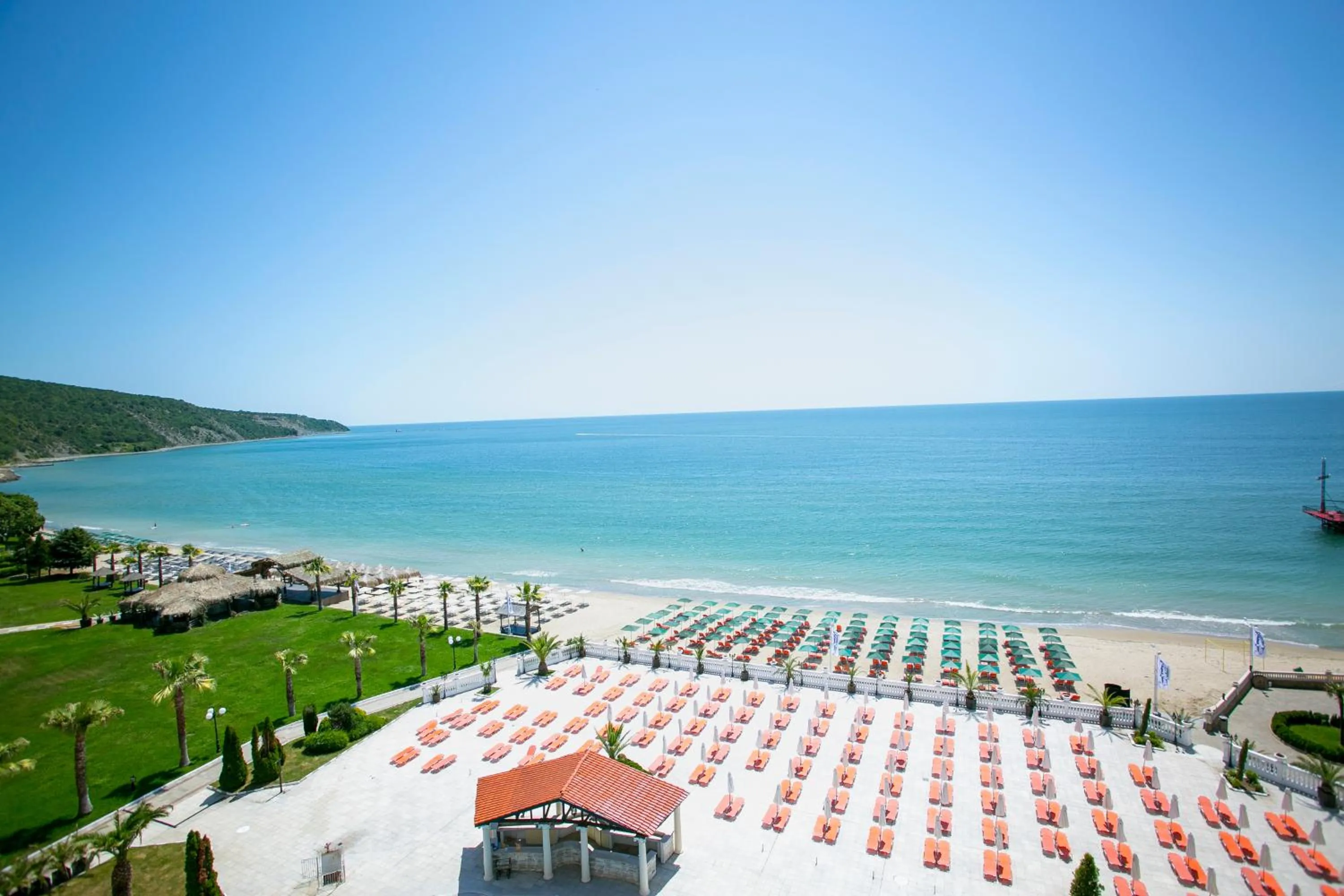 Bird's eye view, Sea View in Royal Park Hotel - All Inclusive & Aqua Park