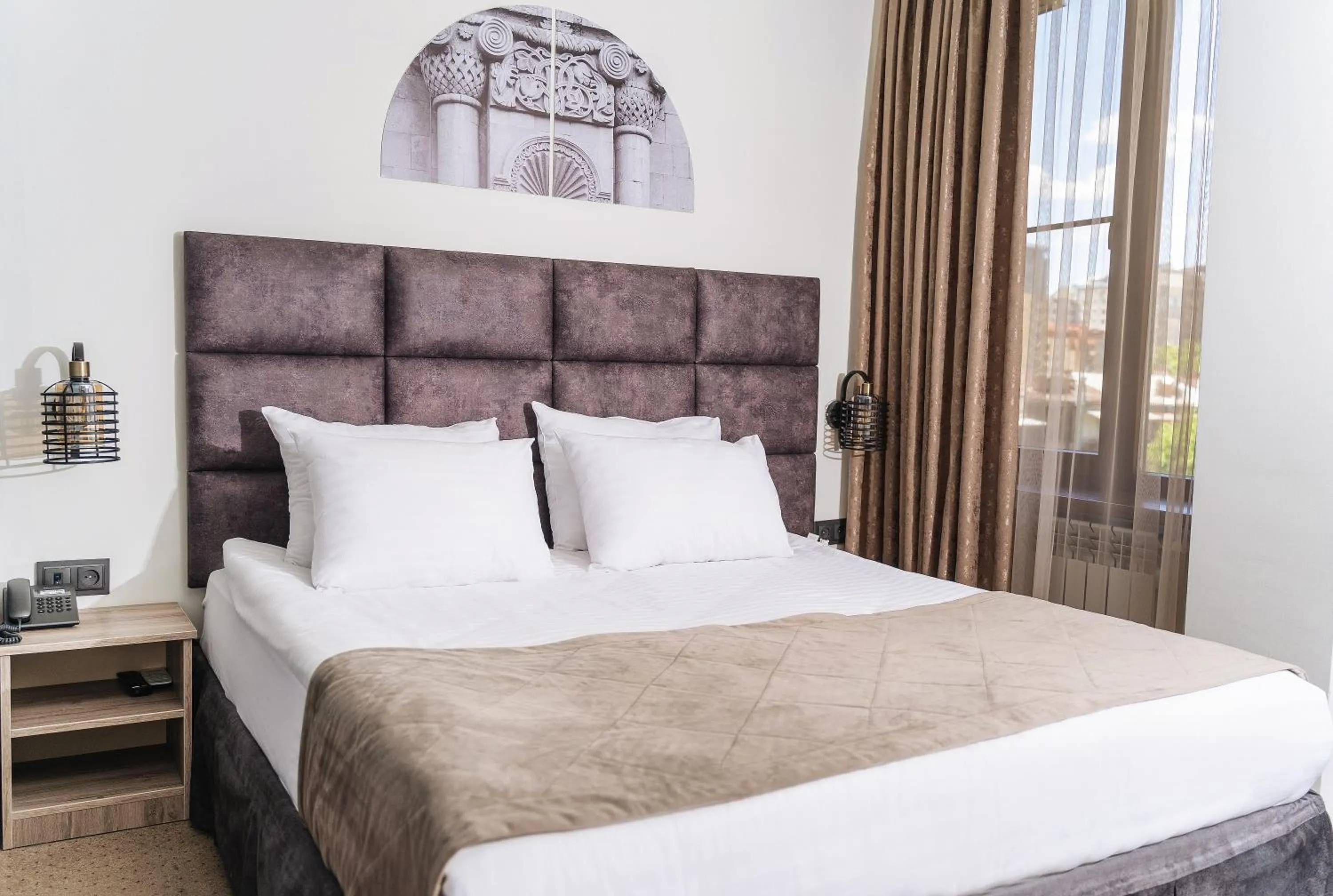 Bed in Median Hotel, City Center Yerevan