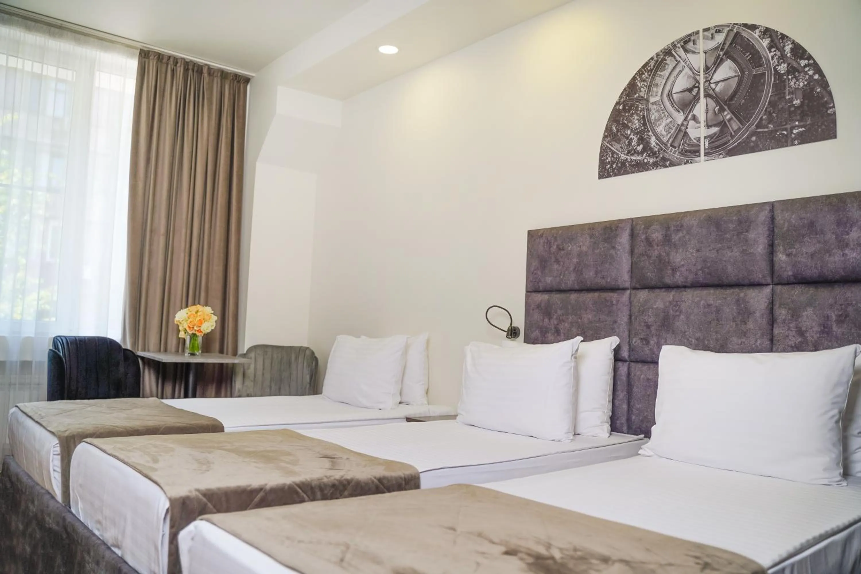 Bed in Median Hotel, City Center Yerevan