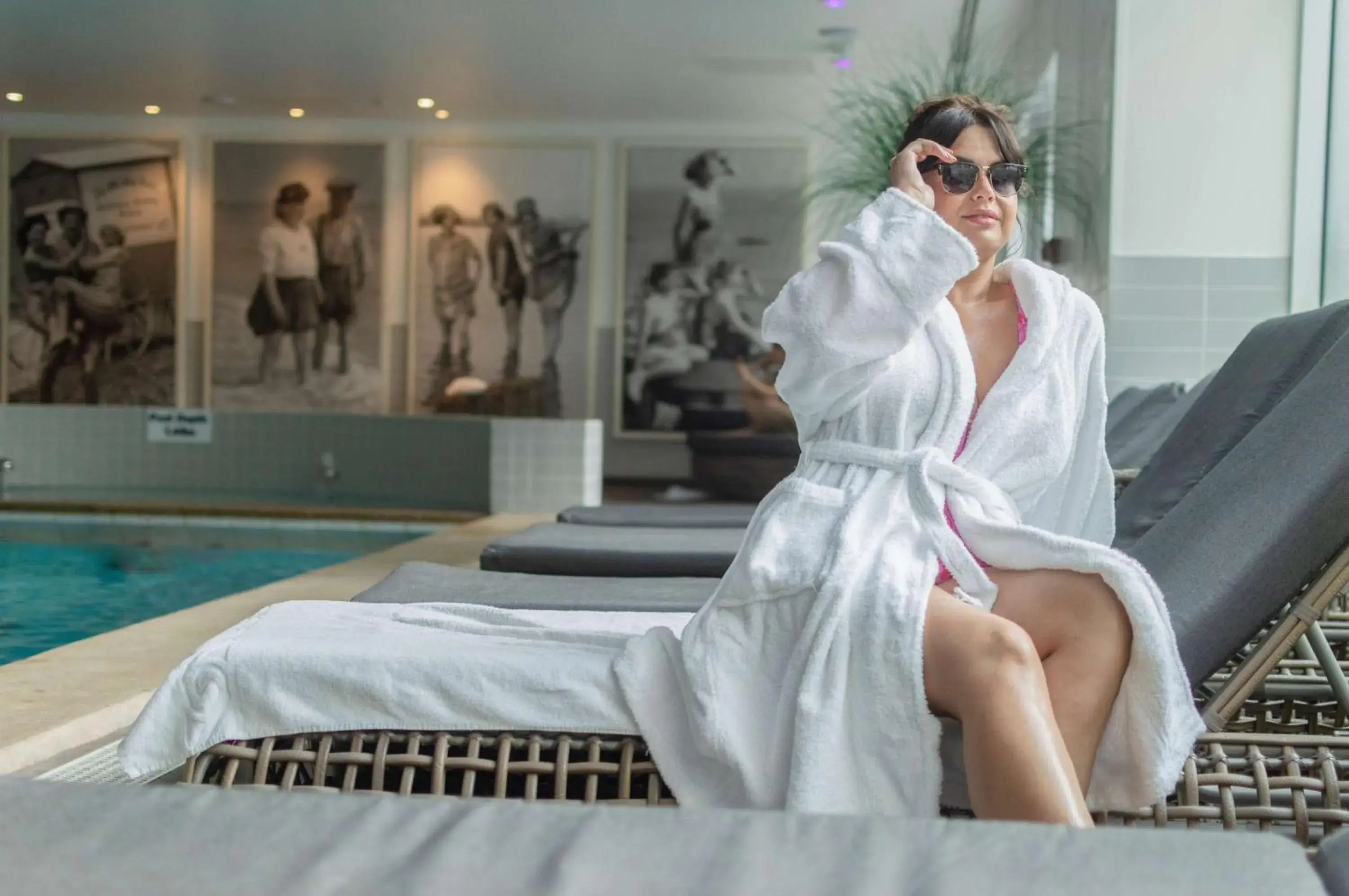 Swimming pool in Hyatt Regency Birmingham Swimming pool in Hyatt Regency Birmingham