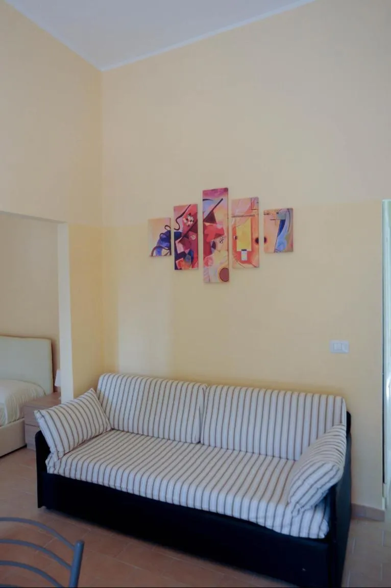 View (from property/room), Bed in La Mela Rosa