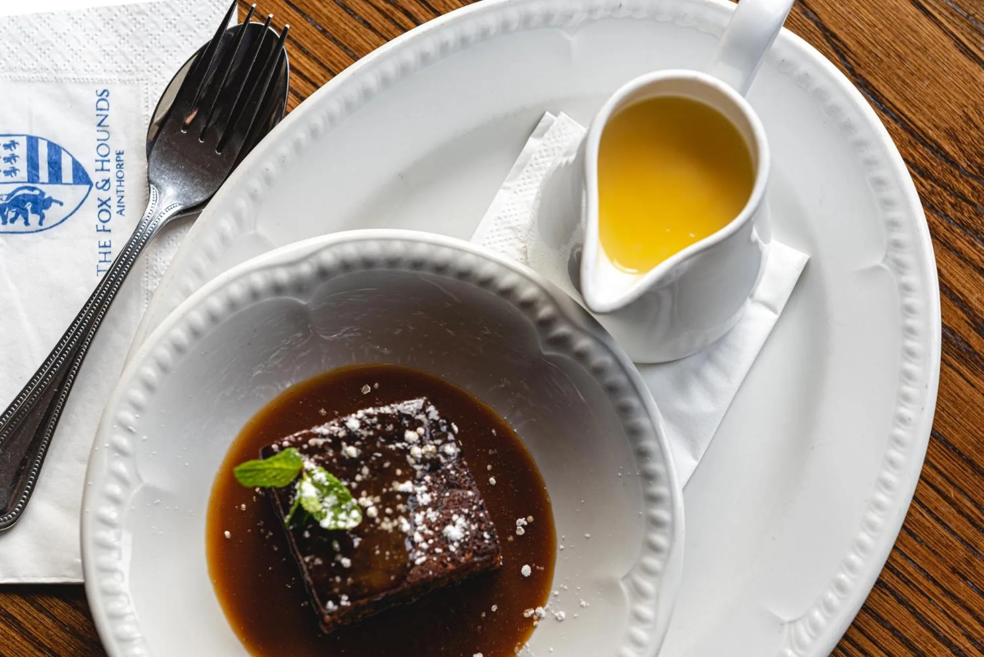 Food close-up in The Fox & Hounds Inn & Camping Pods