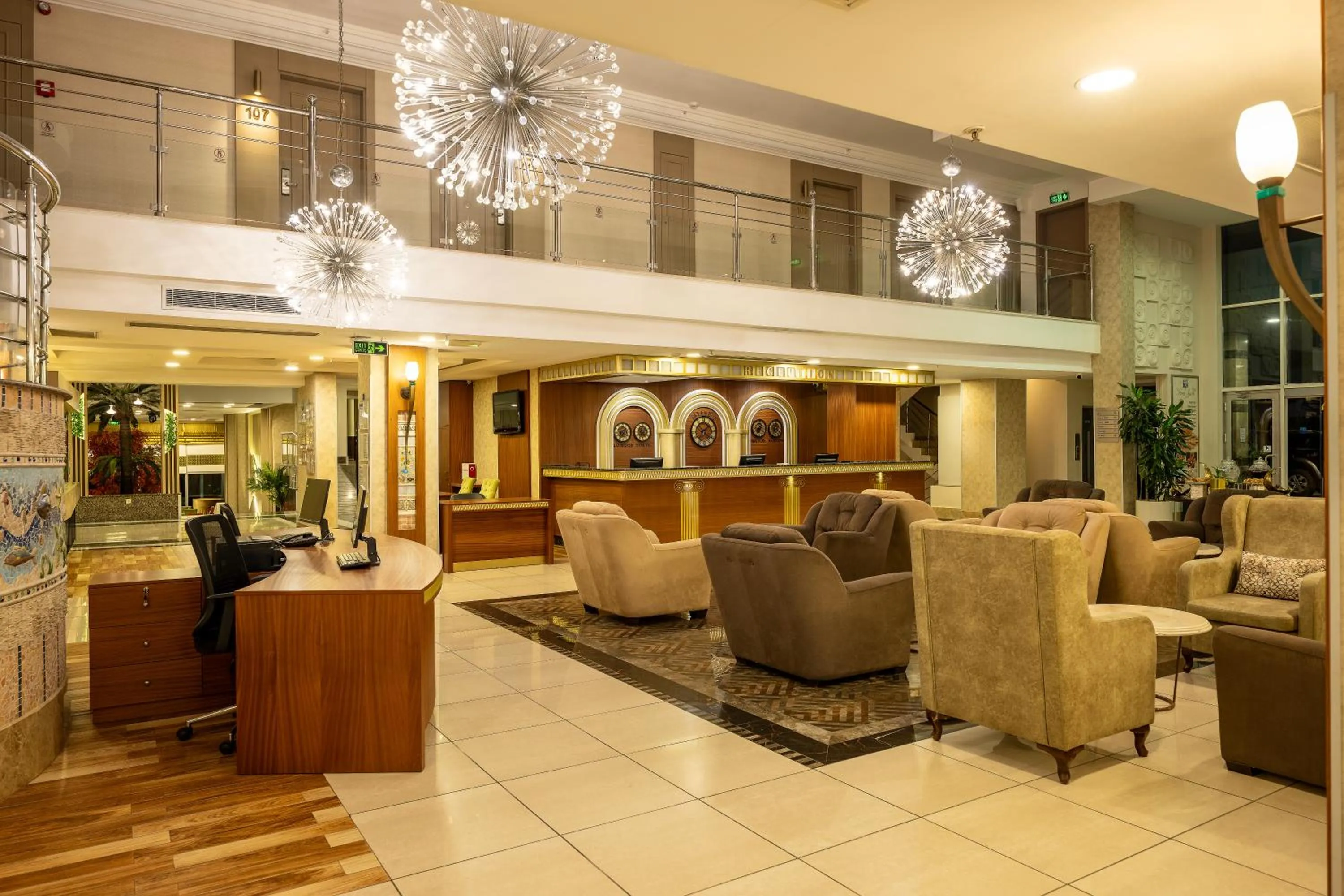 Lobby or reception in Sealife Family Resort Hotel