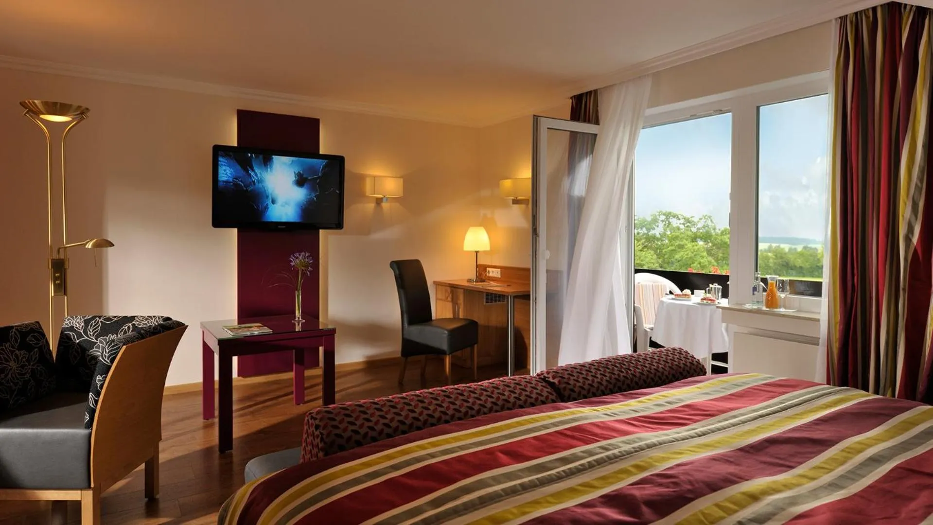 Bed in Landidyll Hotel Restaurant Birkenhof