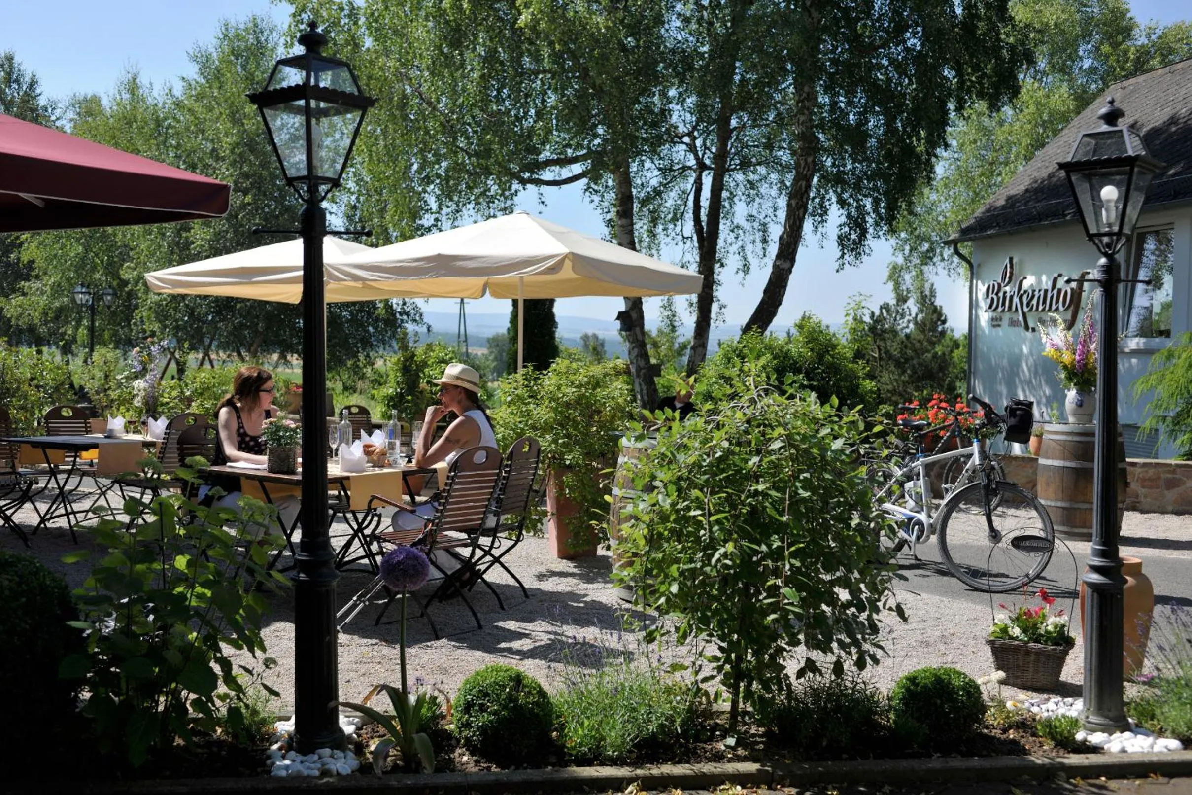Guests in Landidyll Hotel Restaurant Birkenhof