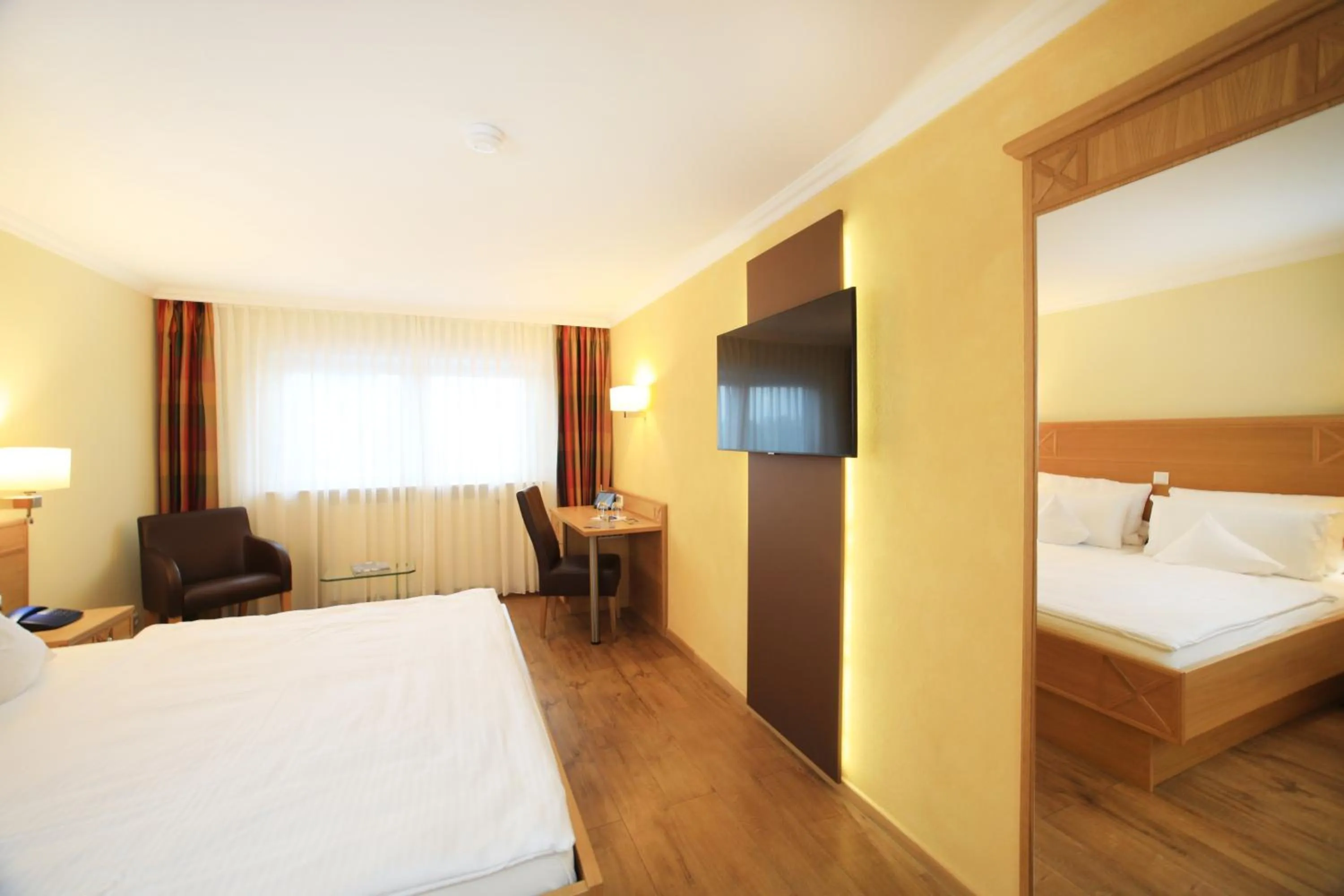 Bed in Landidyll Hotel Restaurant Birkenhof