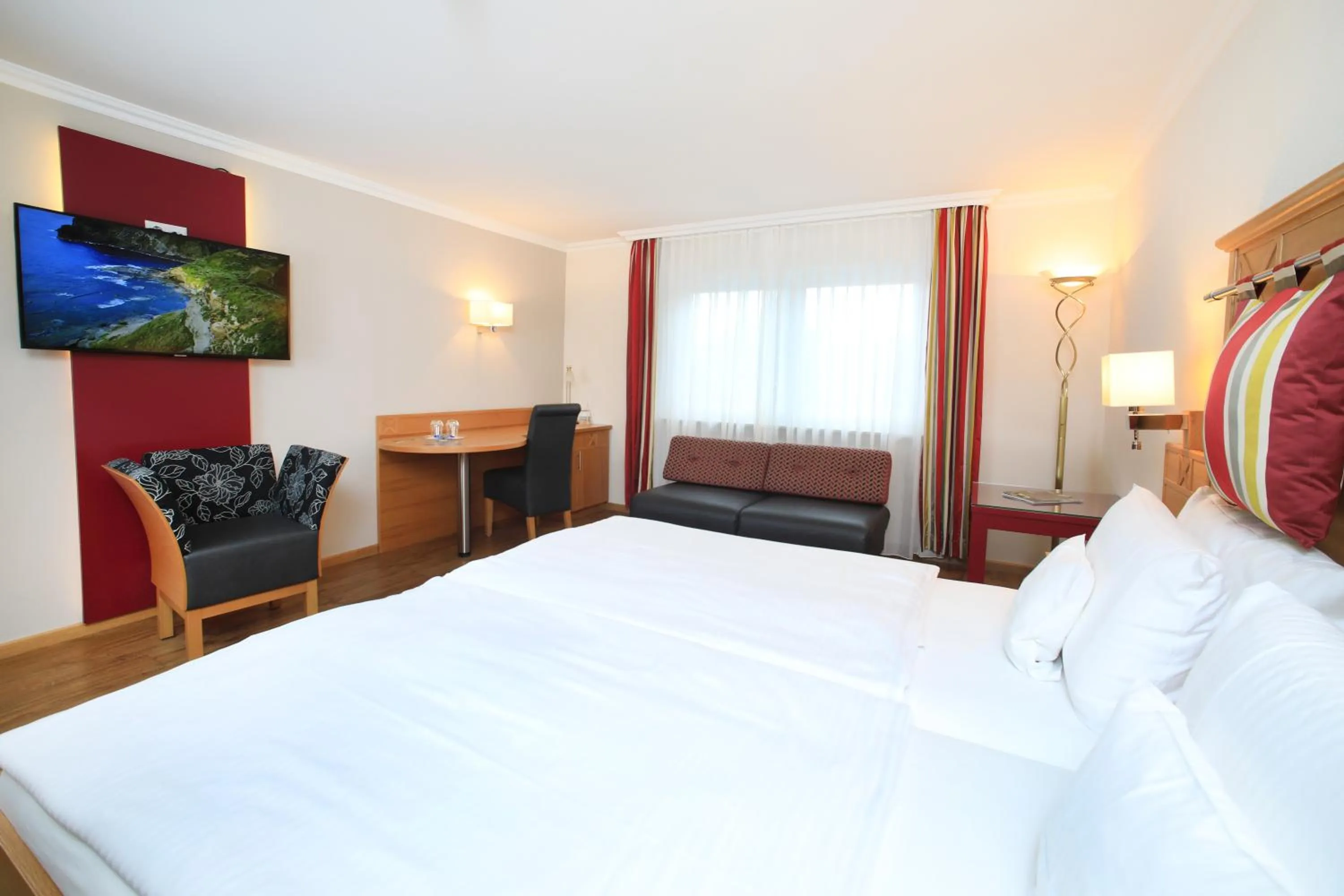 Bed in Landidyll Hotel Restaurant Birkenhof