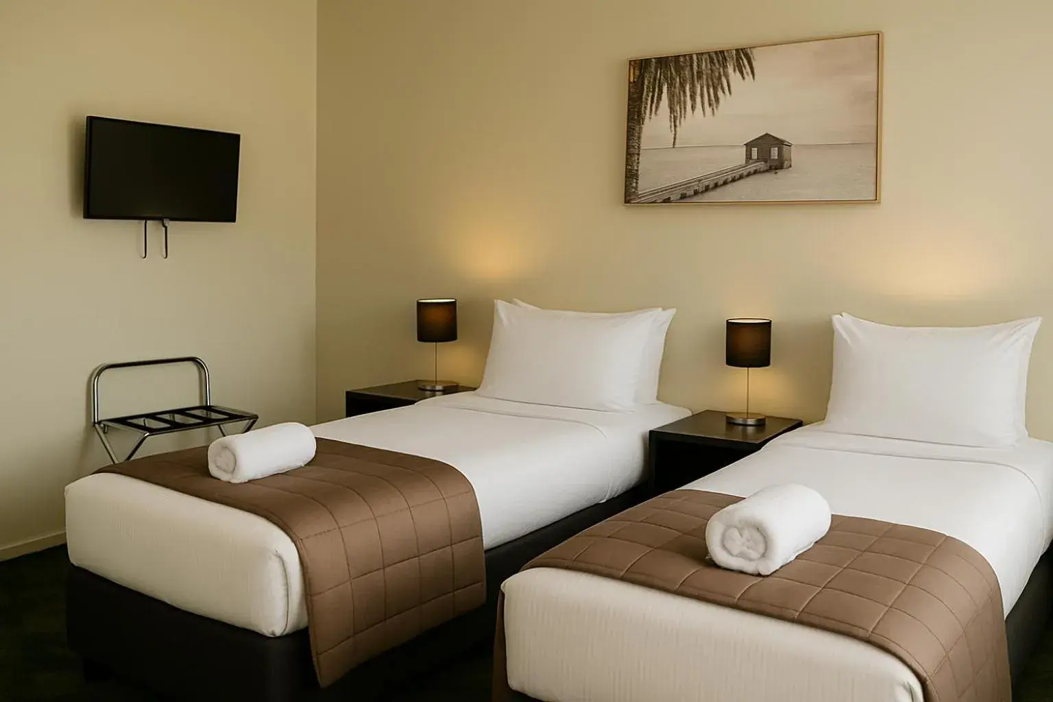 Bed in The Post Hotel Bed in The Post Hotel